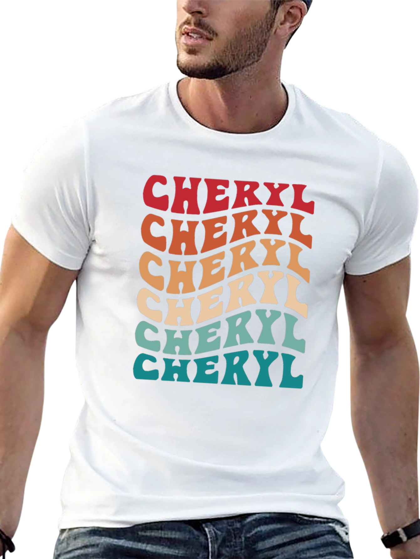 Retro Cheryl Name T-Shirt
