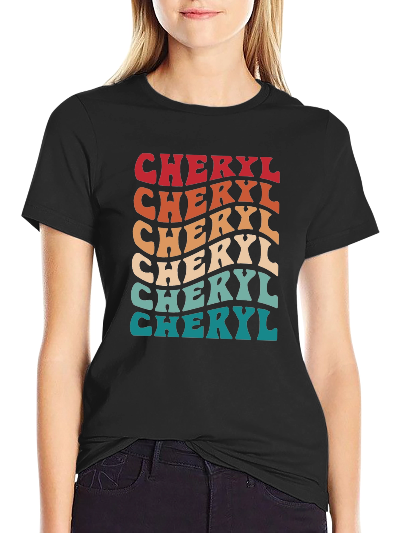 Retro Cheryl Name T-Shirt