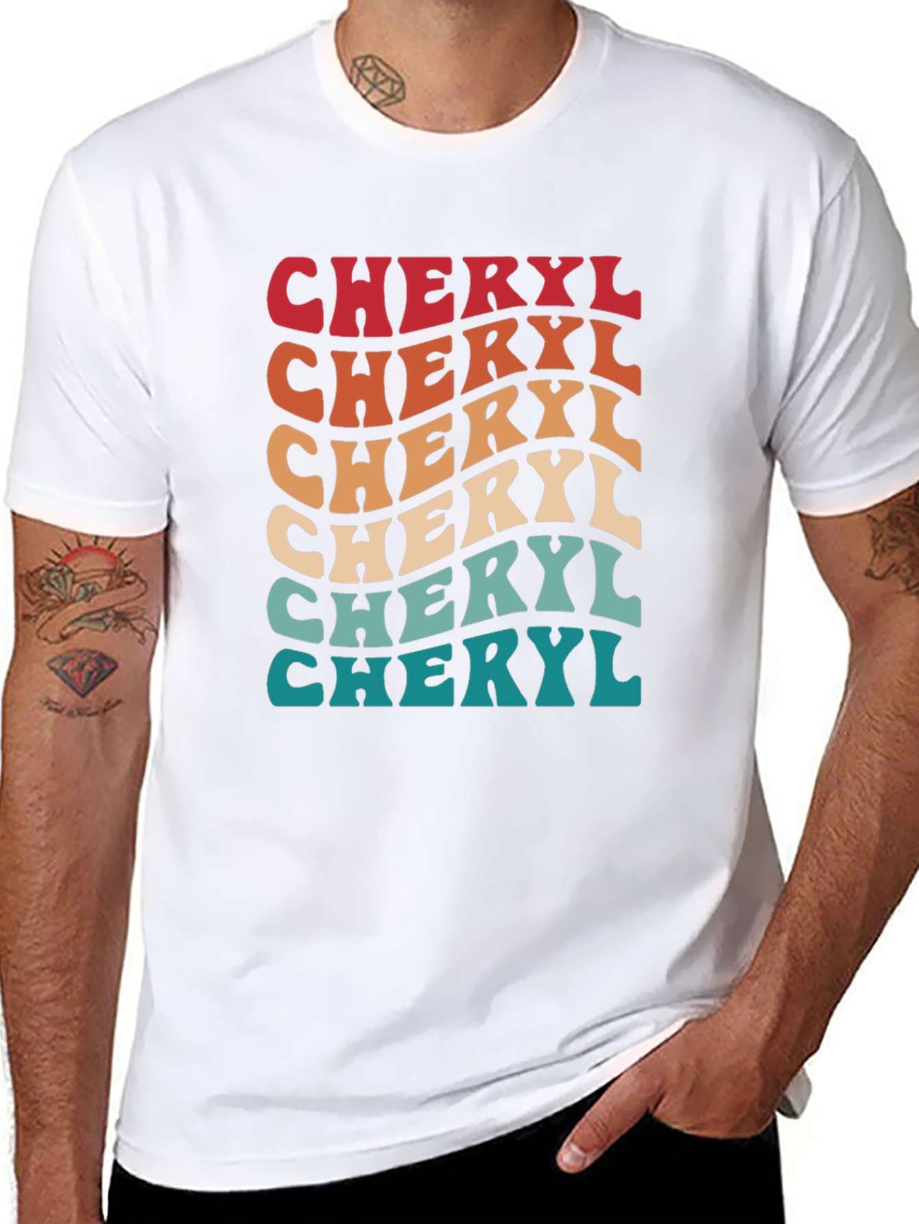Retro Cheryl Name T-Shirt