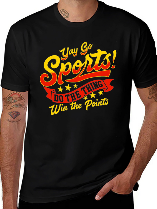 Yay Go Sports! T-Shirt - Win the Points Funny Tee