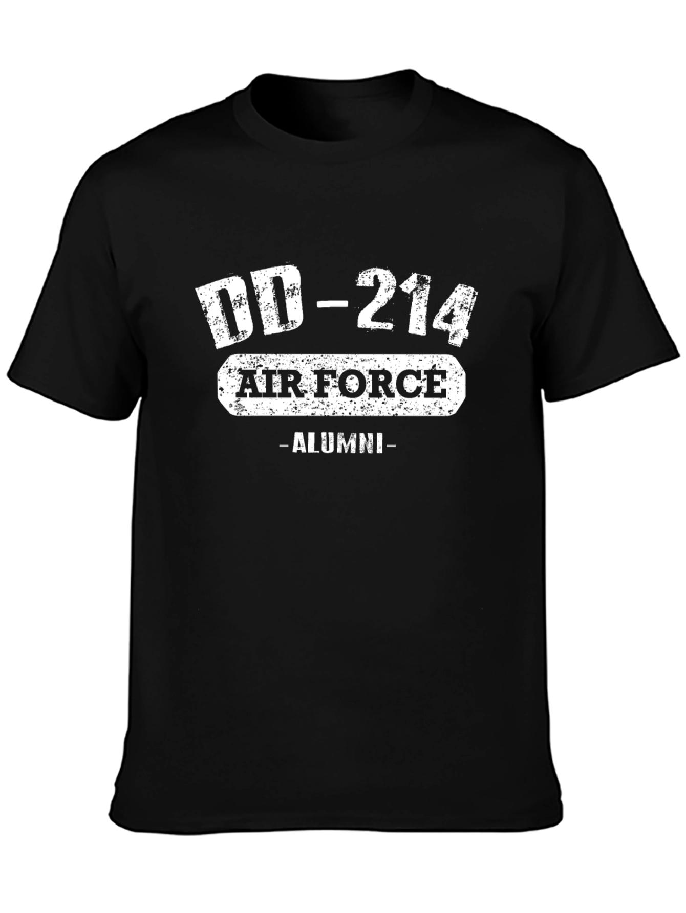 Air Force Alumni DD-214 Black T-Shirt