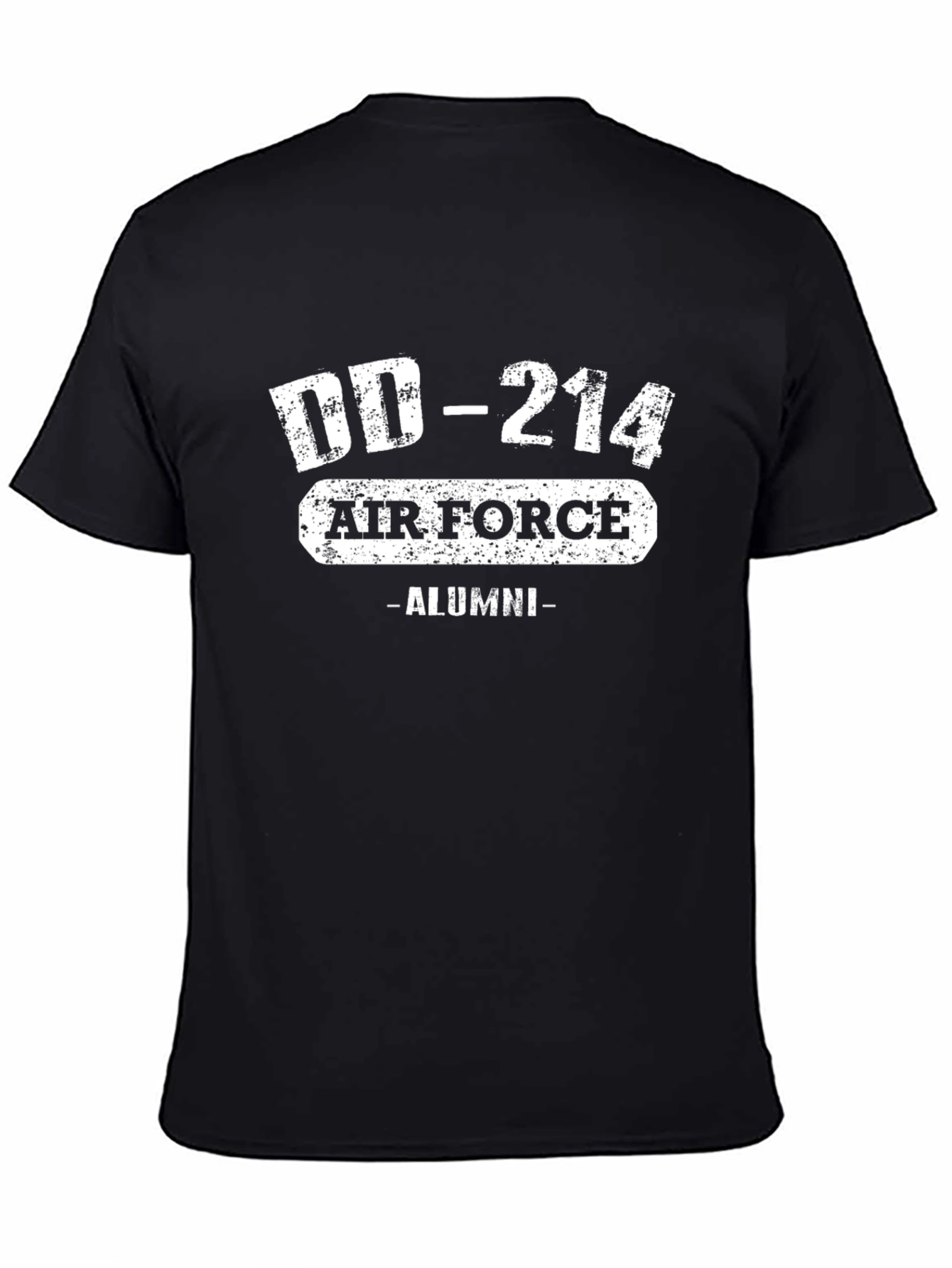 Air Force Alumni DD-214 Black T-Shirt