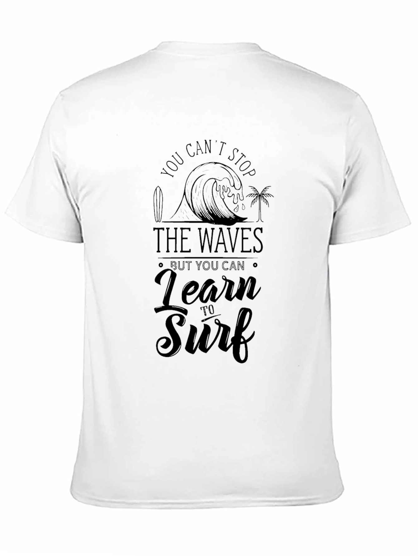 Surf Life Graphic Tee - Black T-Shirt