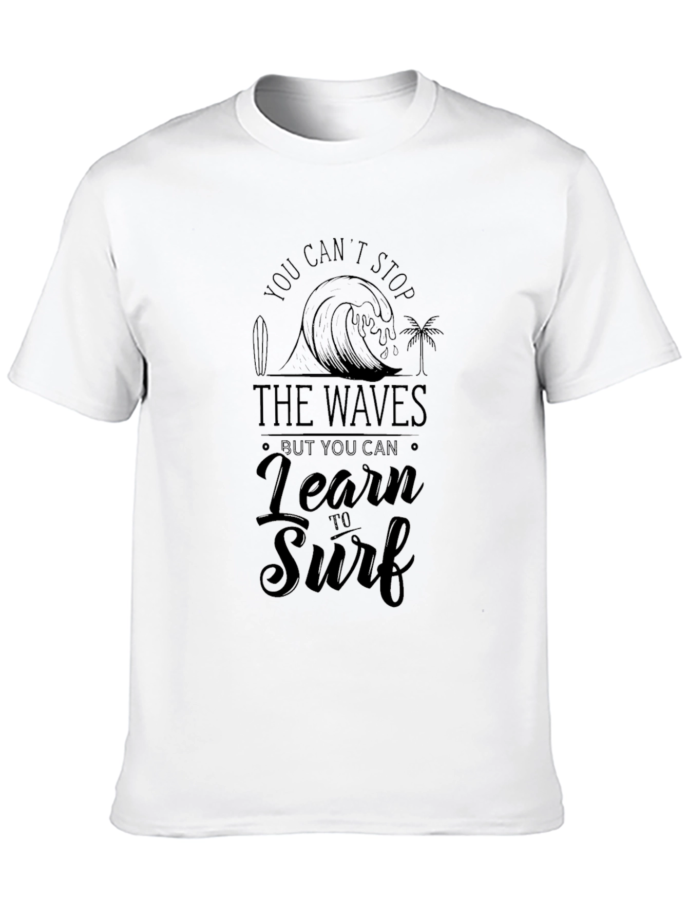 Surf Life Graphic Tee - Black T-Shirt