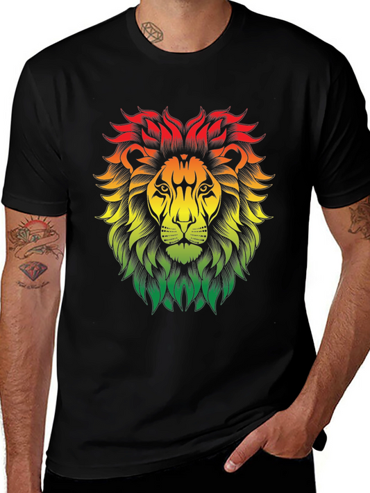 Rasta Lion T-Shirt - Reggae Vibes