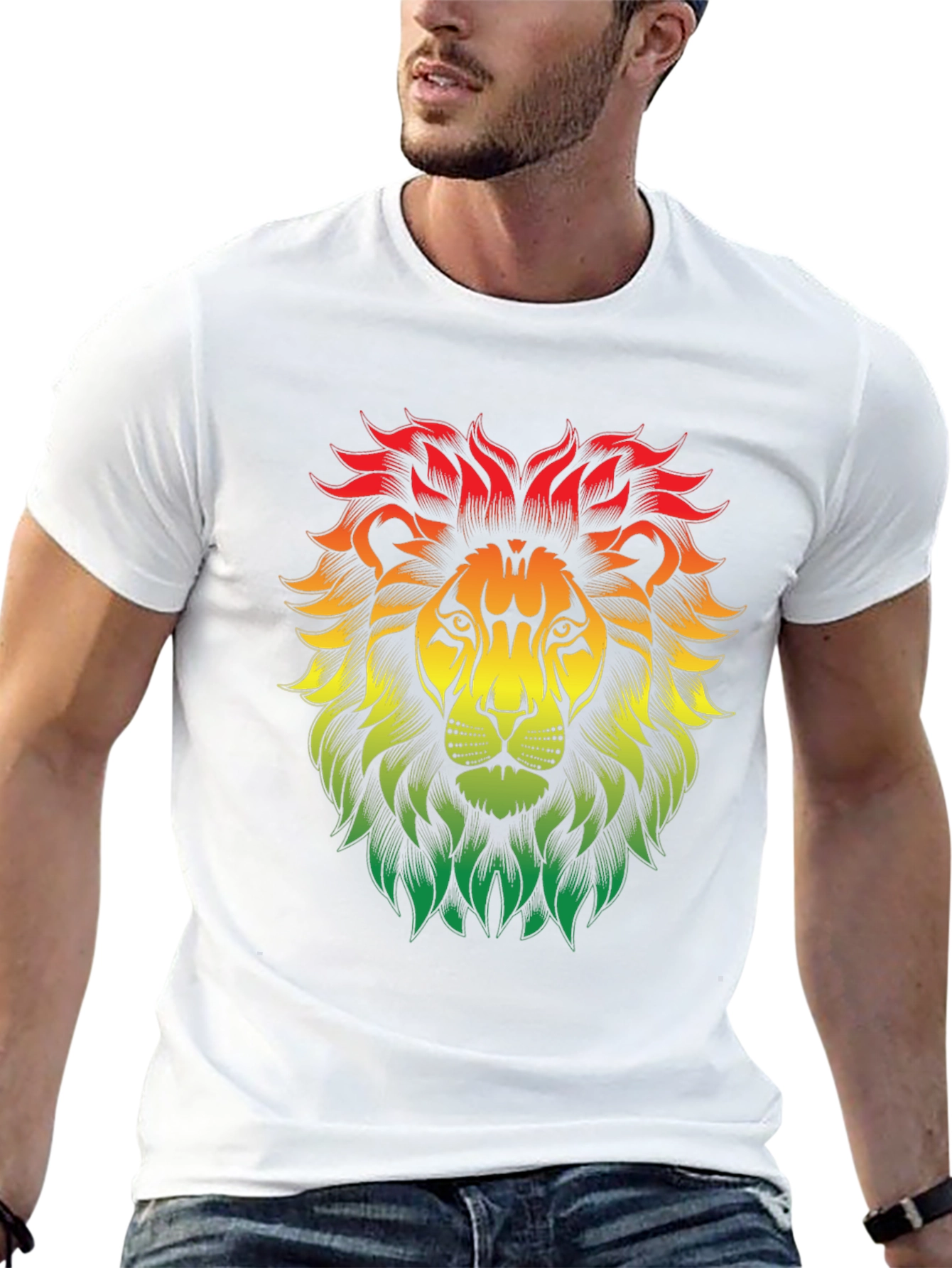 Rasta Lion T-Shirt - Reggae Vibes