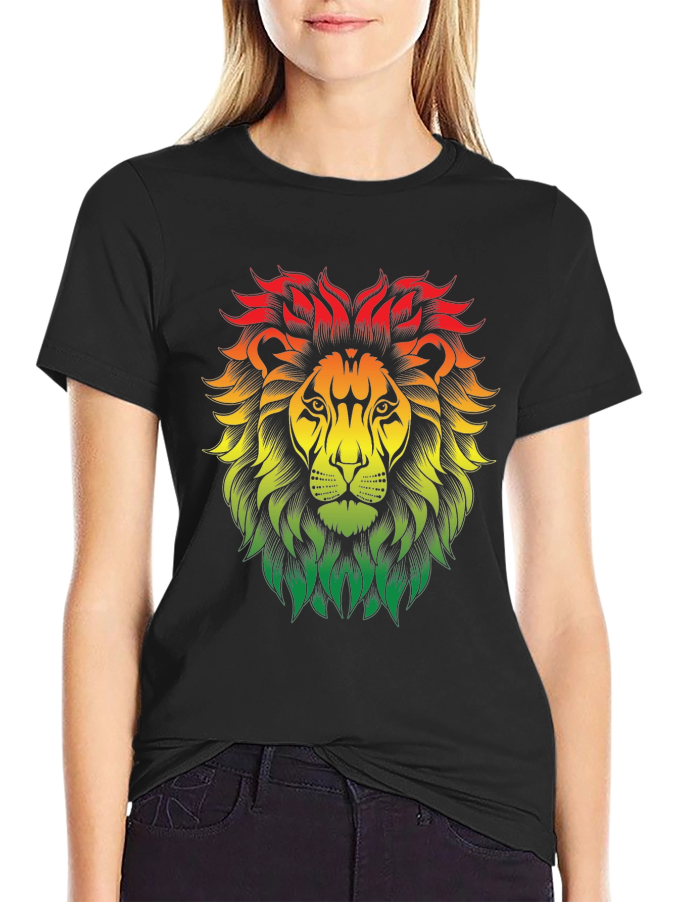 Rasta Lion T-Shirt - Reggae Vibes