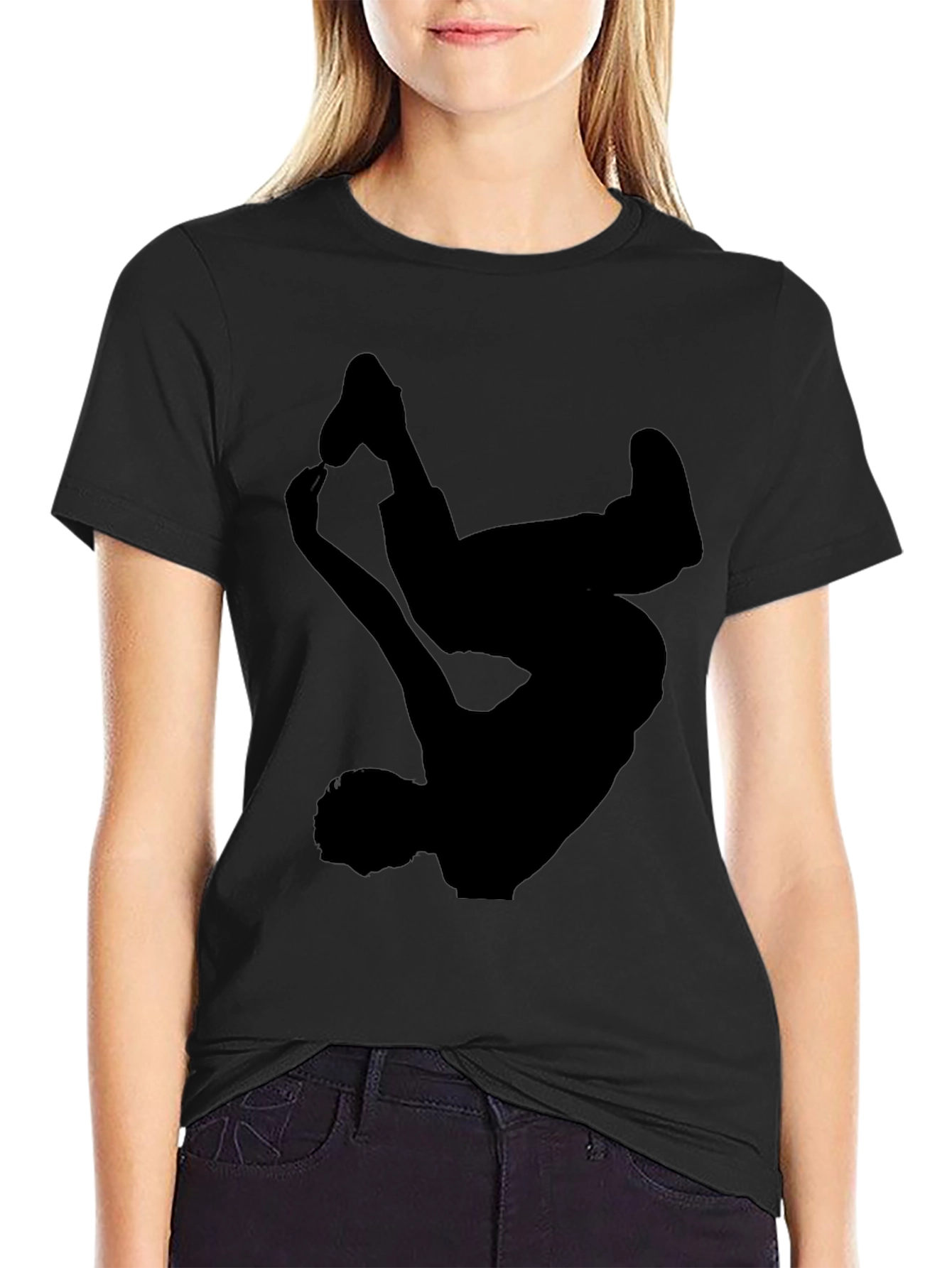 Black Breakdancer Graphic Tee