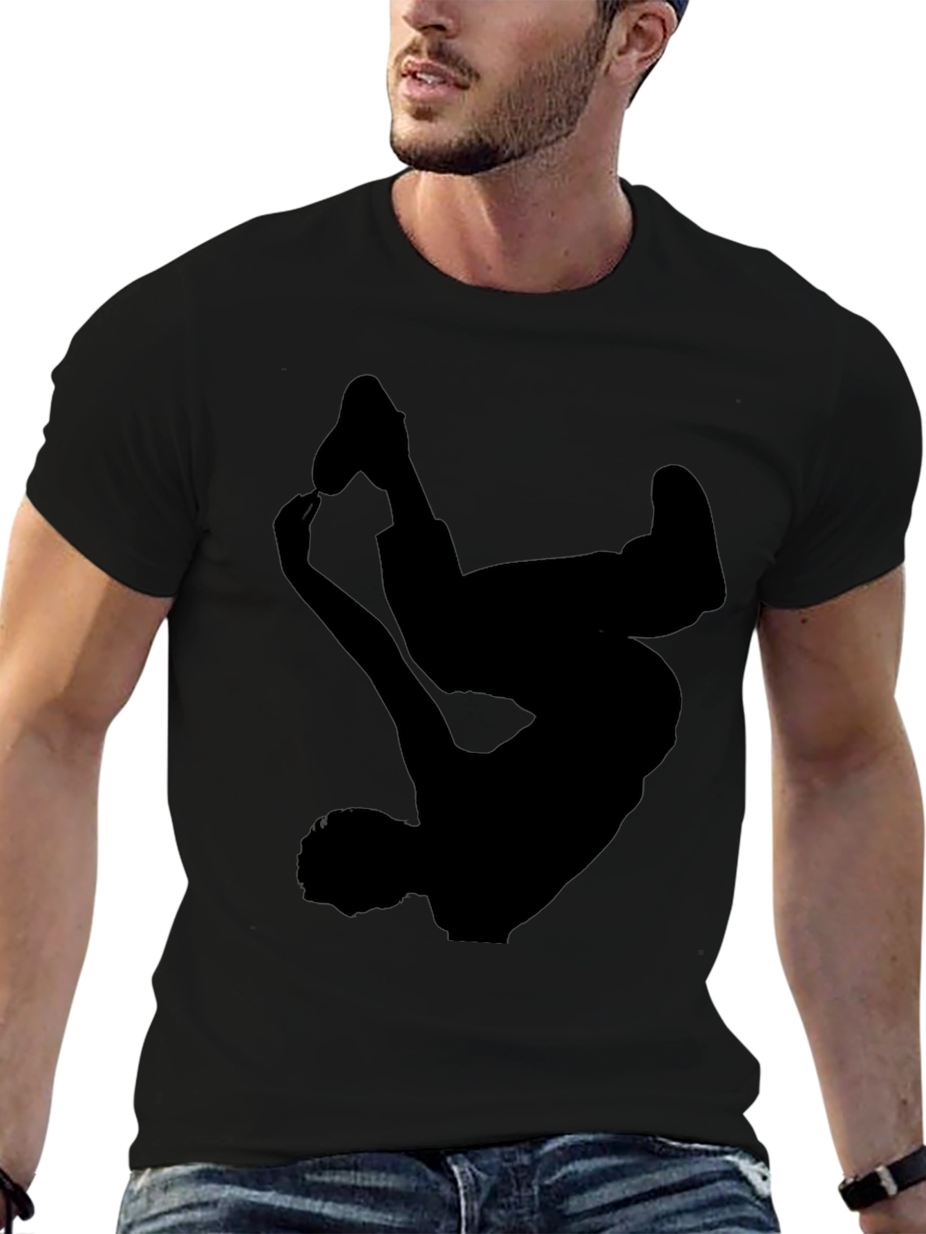 Black Breakdancer Graphic Tee