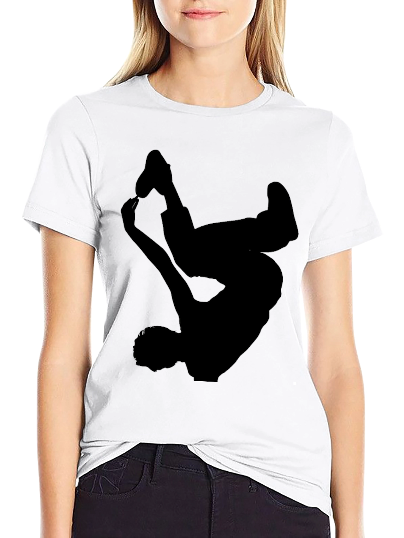 Black Breakdancer Graphic Tee