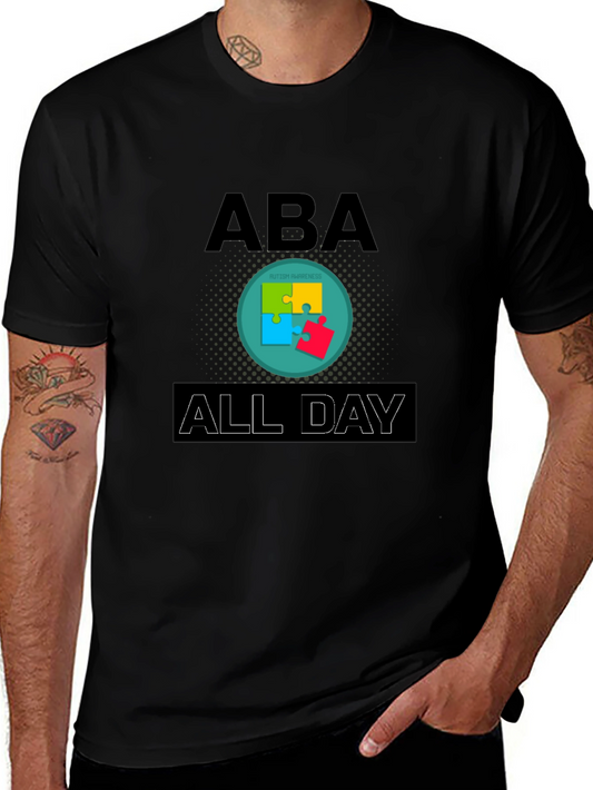 ABA All Day Autism Awareness T-Shirt