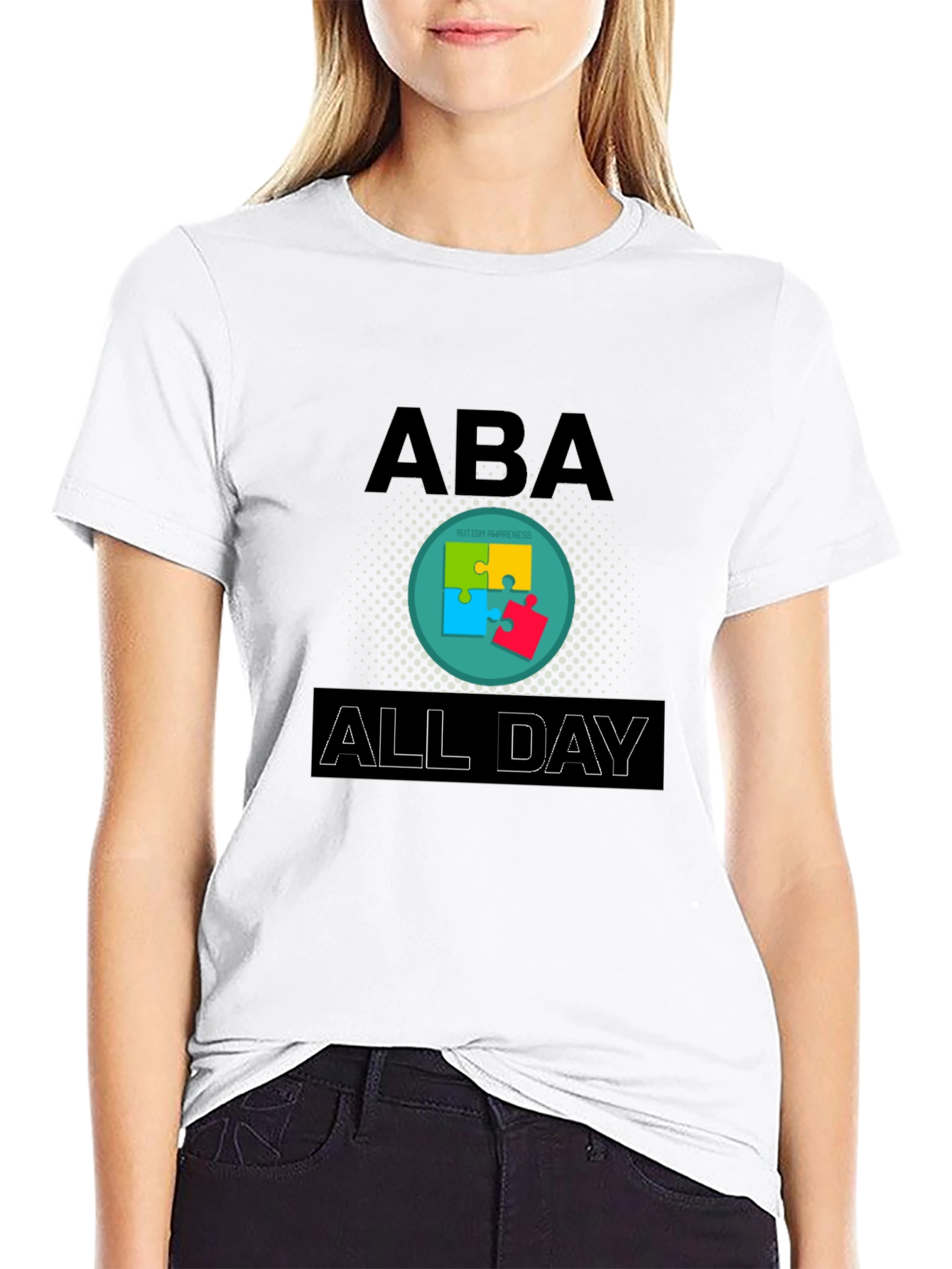 ABA All Day Autism Awareness T-Shirt