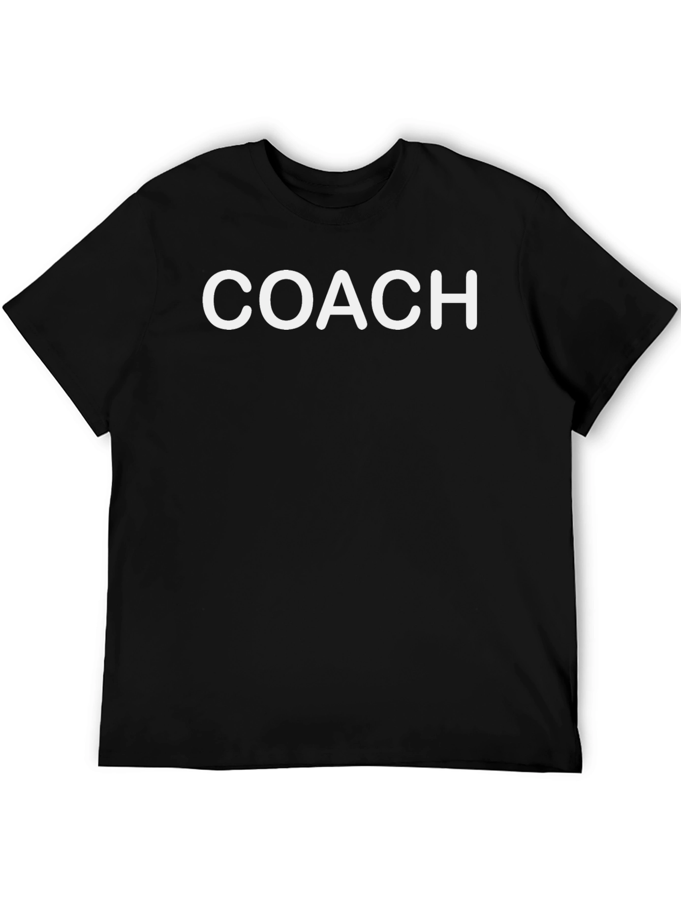Mens Black Coach Graphic T-Shirt