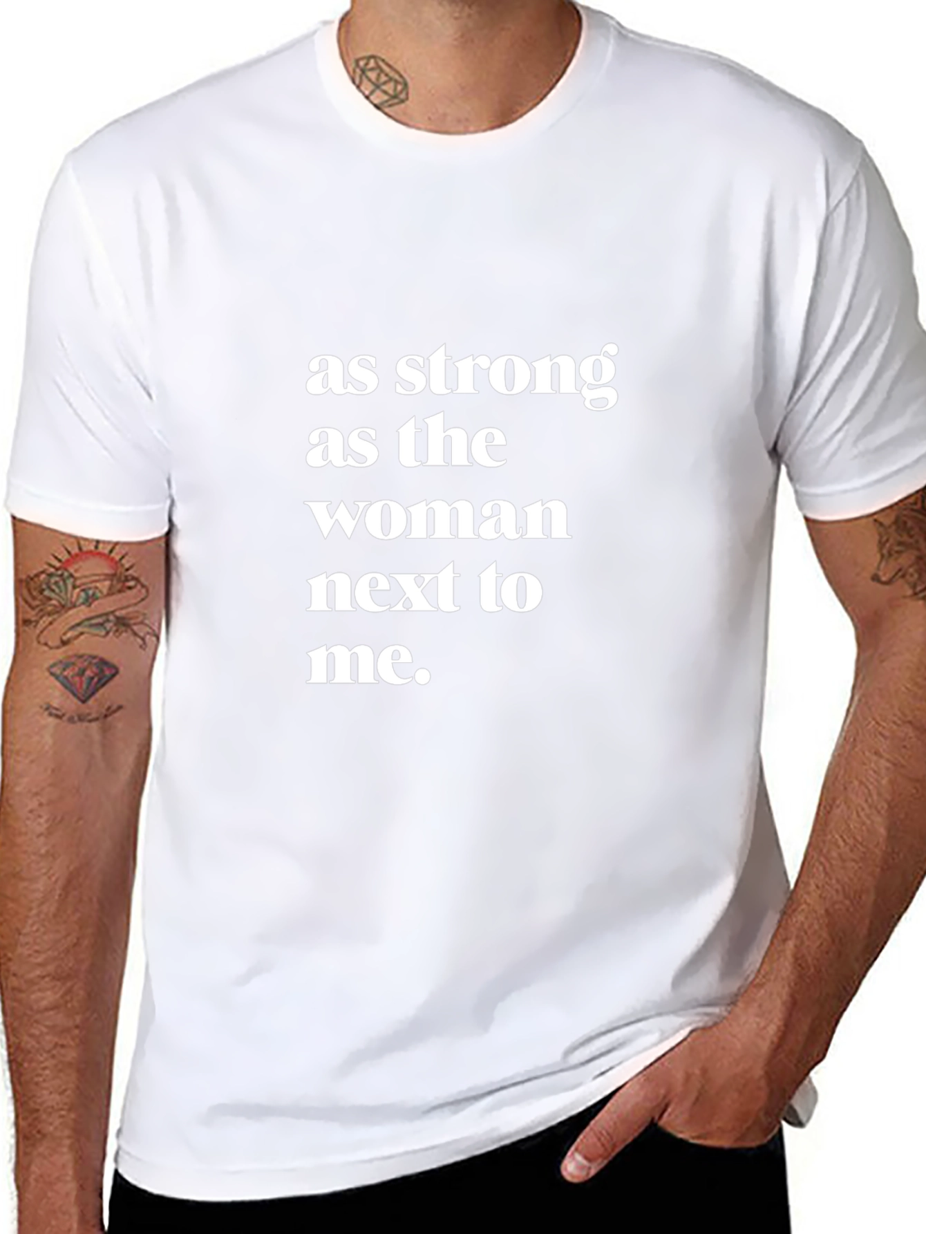 Strong Woman Graphic Tee - Empowering Womens T-Shirt
