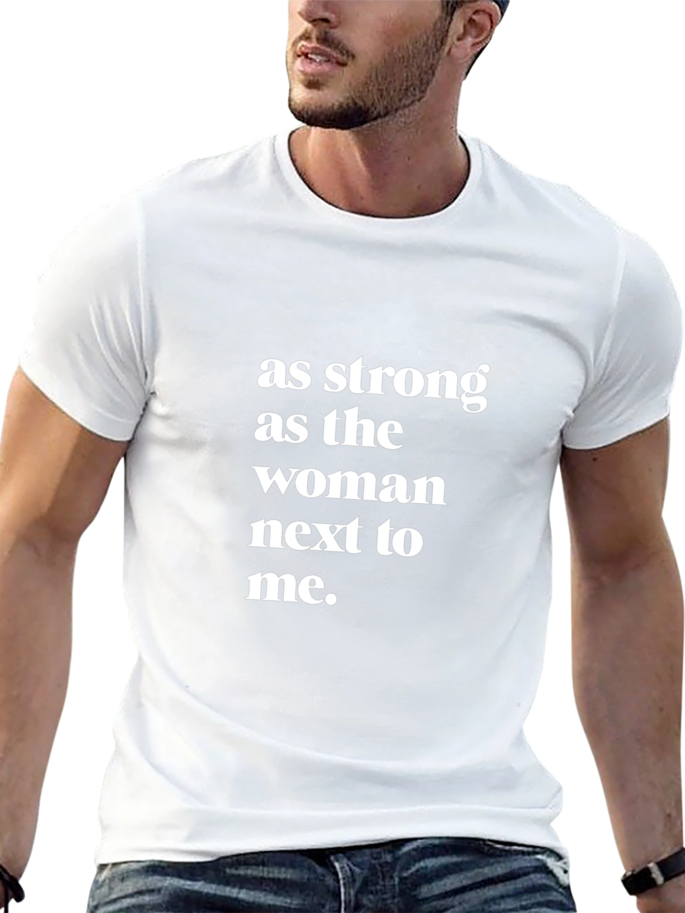 Strong Woman Graphic Tee - Empowering Womens T-Shirt