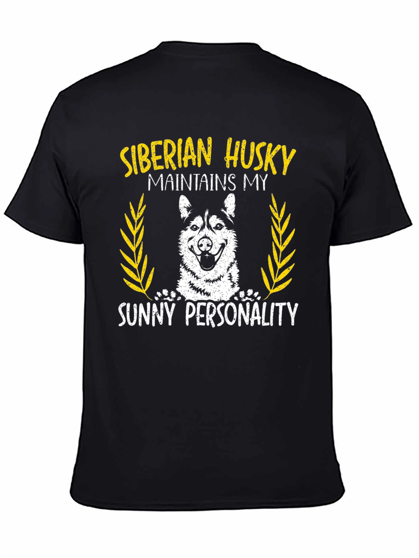 Siberian Husky Sunny Personality T-Shirt