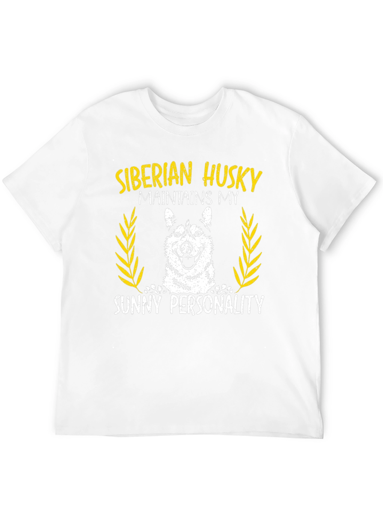 Siberian Husky Sunny Personality T-Shirt