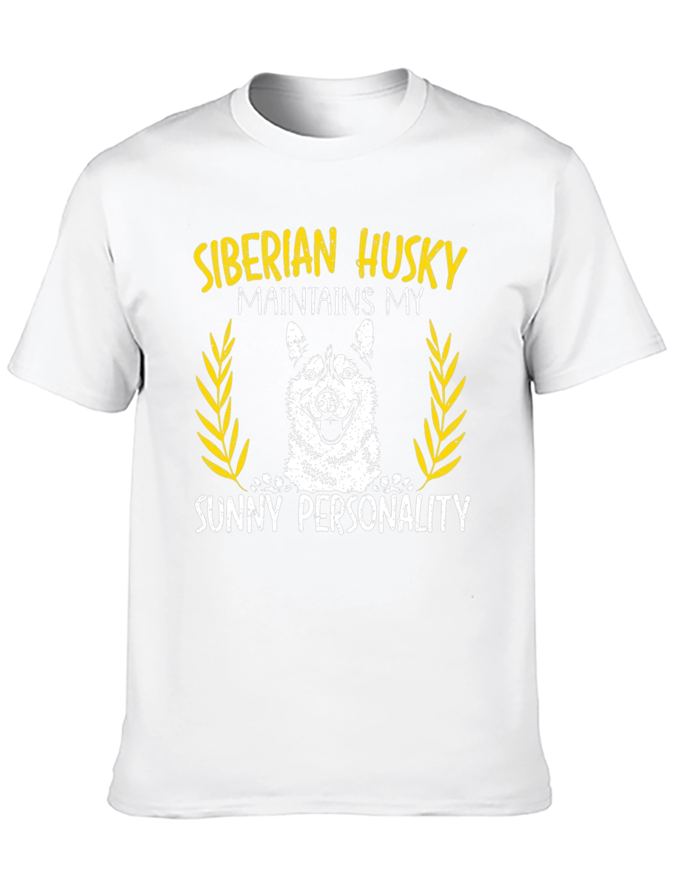 Siberian Husky Sunny Personality T-Shirt