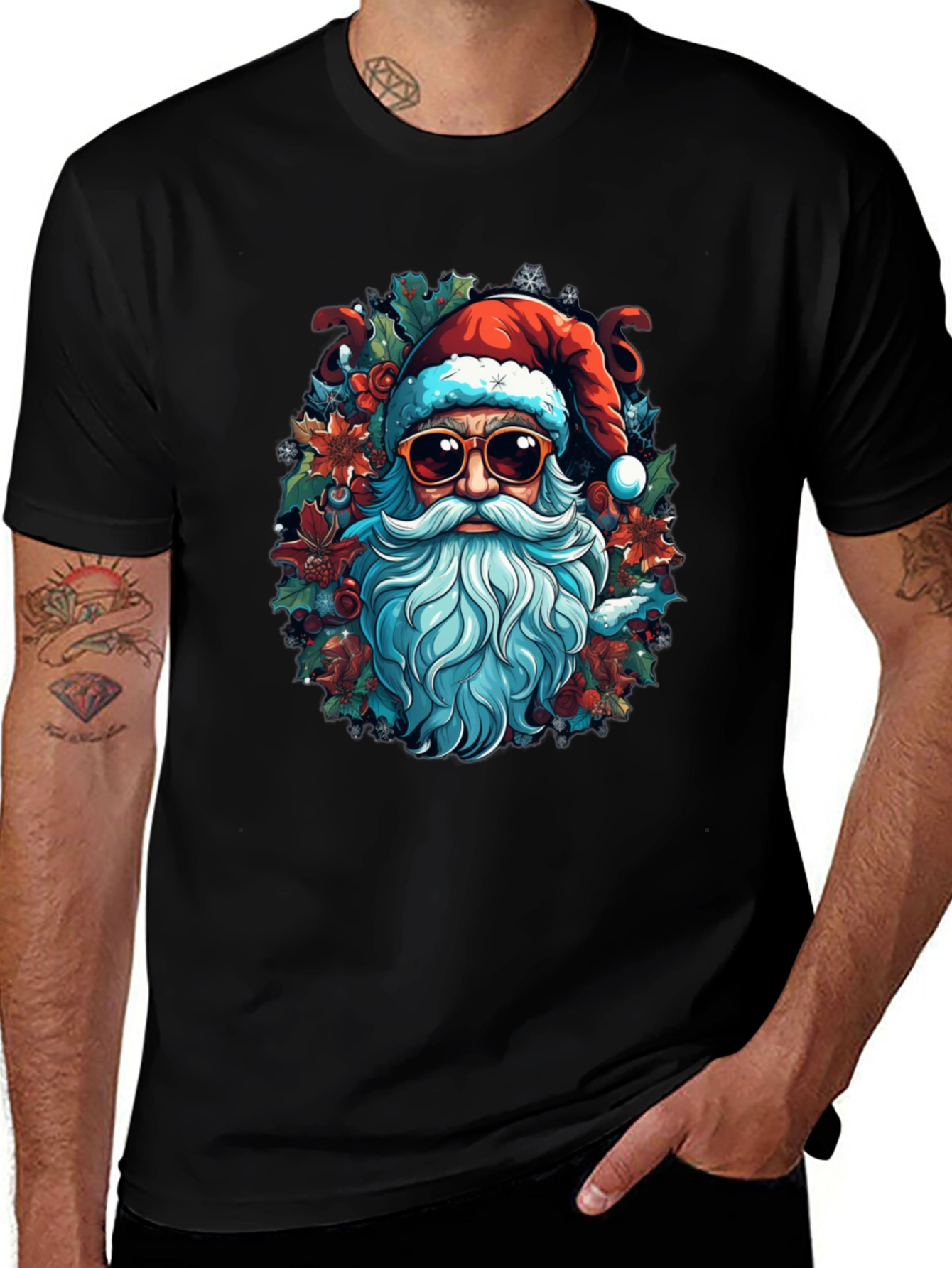 Cool Santa T-Shirt - Holiday Style