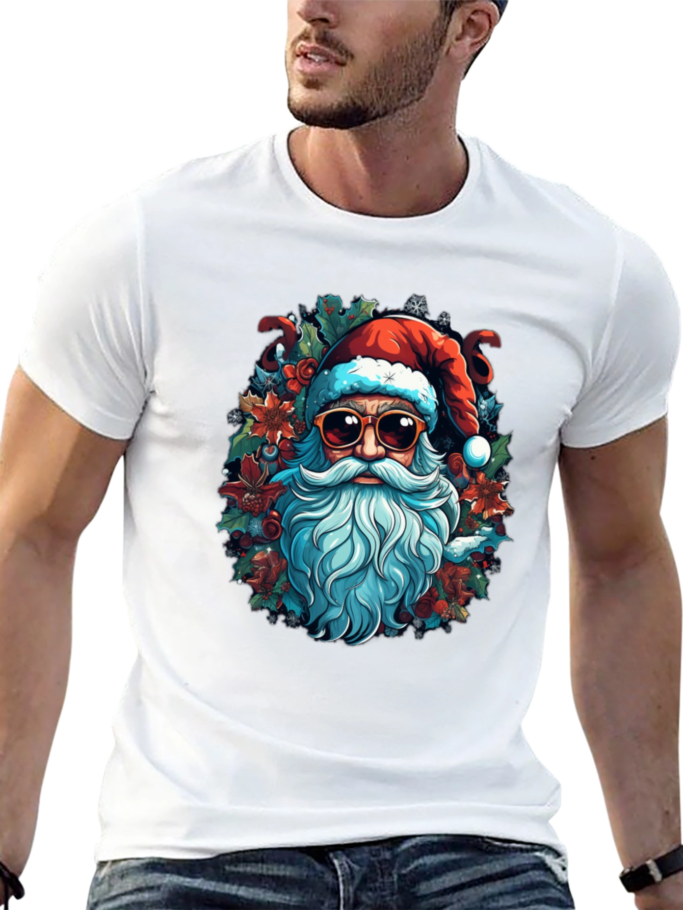 Cool Santa T-Shirt - Holiday Style