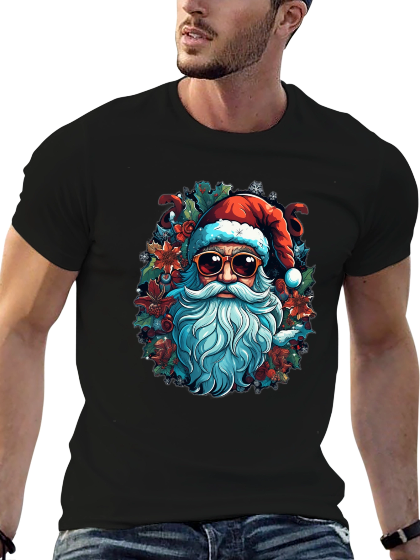 Cool Santa T-Shirt - Holiday Style