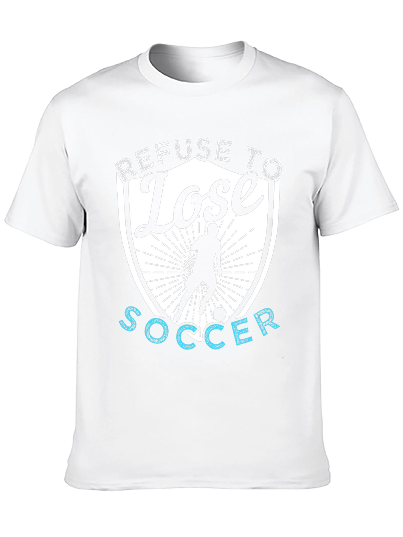 Refuse To Lose Soccer Graphic T-Shirt