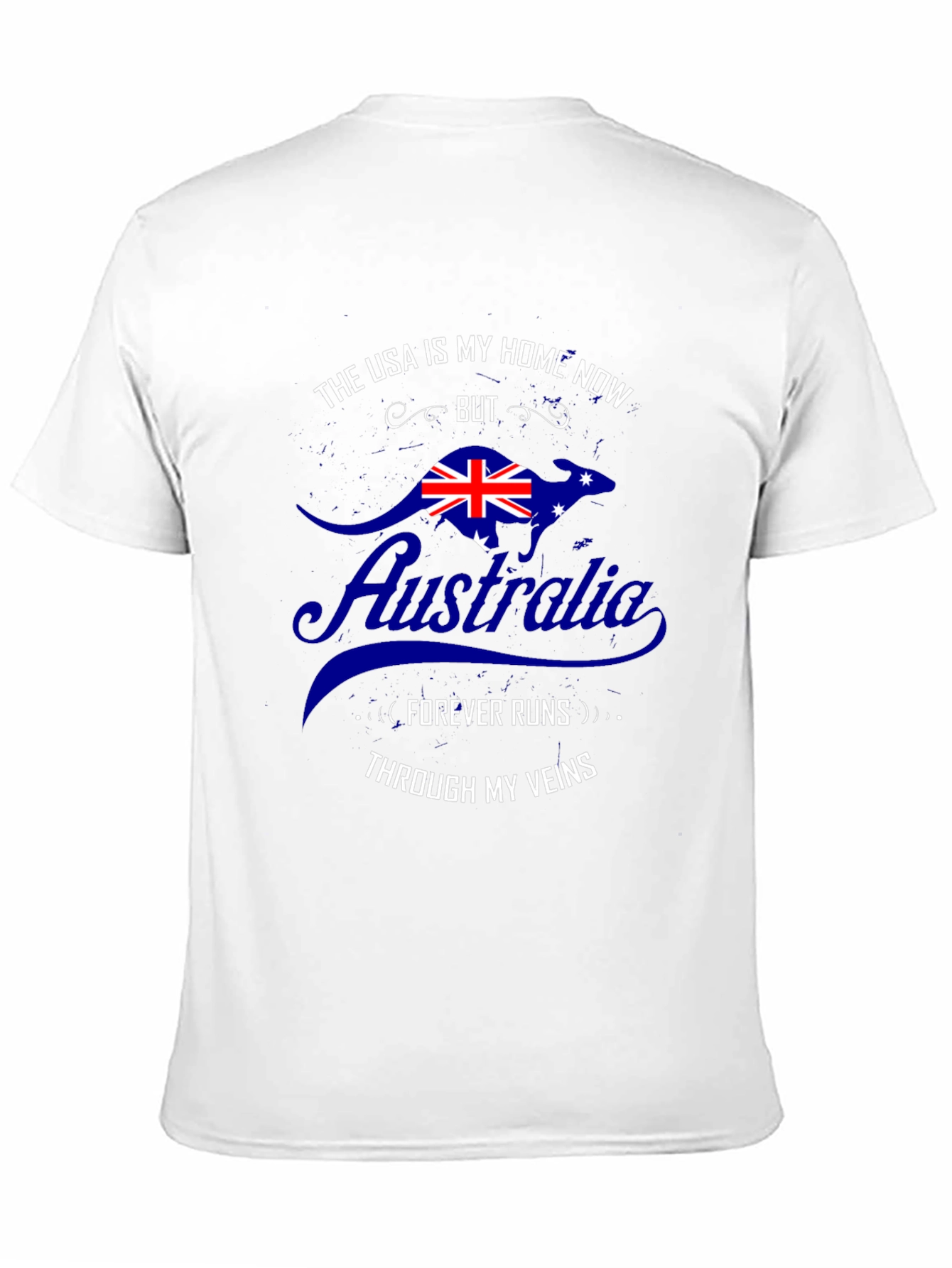 Australia Pride T-Shirt: USA Home Aussie Roots