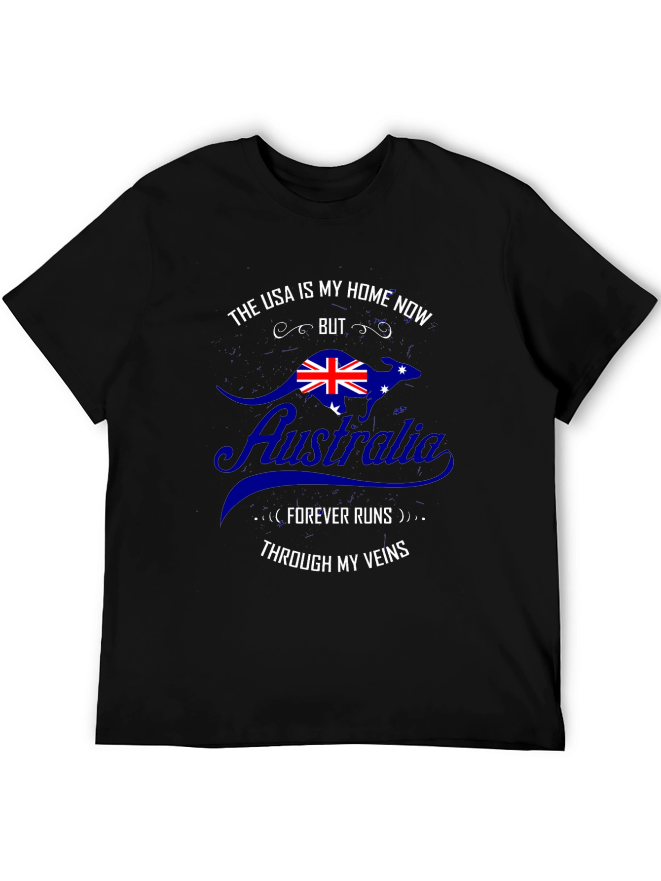 Australia Pride T-Shirt: USA Home Aussie Roots