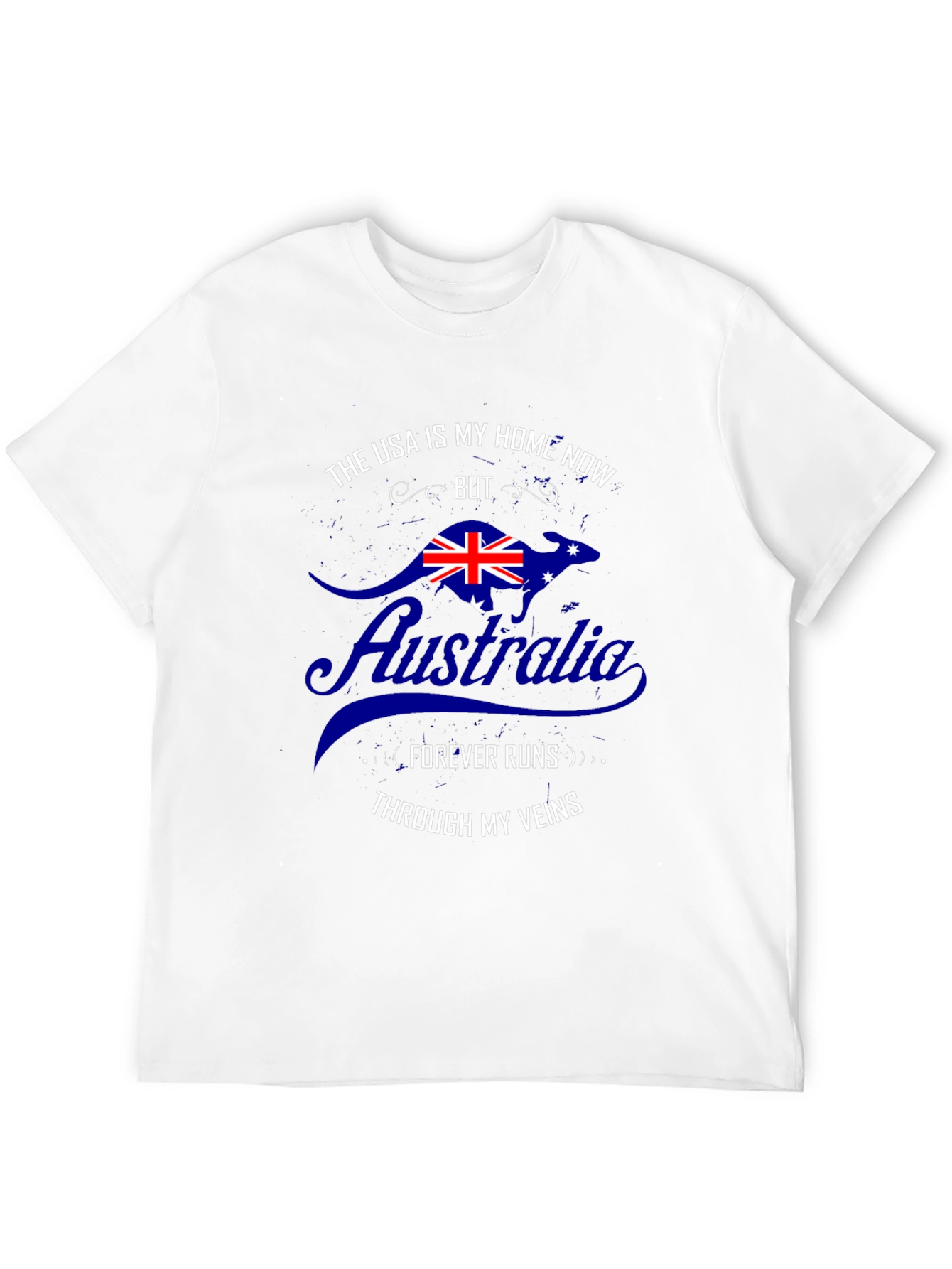 Australia Pride T-Shirt: USA Home Aussie Roots