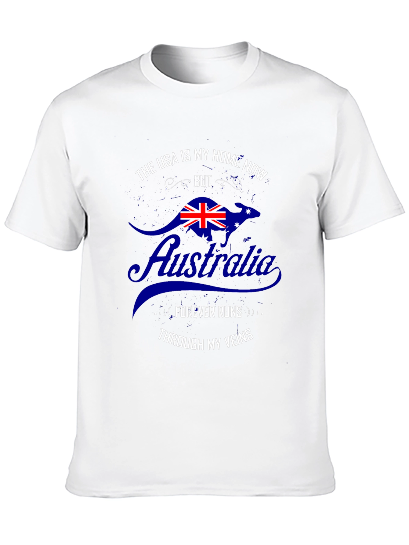 Australia Pride T-Shirt: USA Home Aussie Roots
