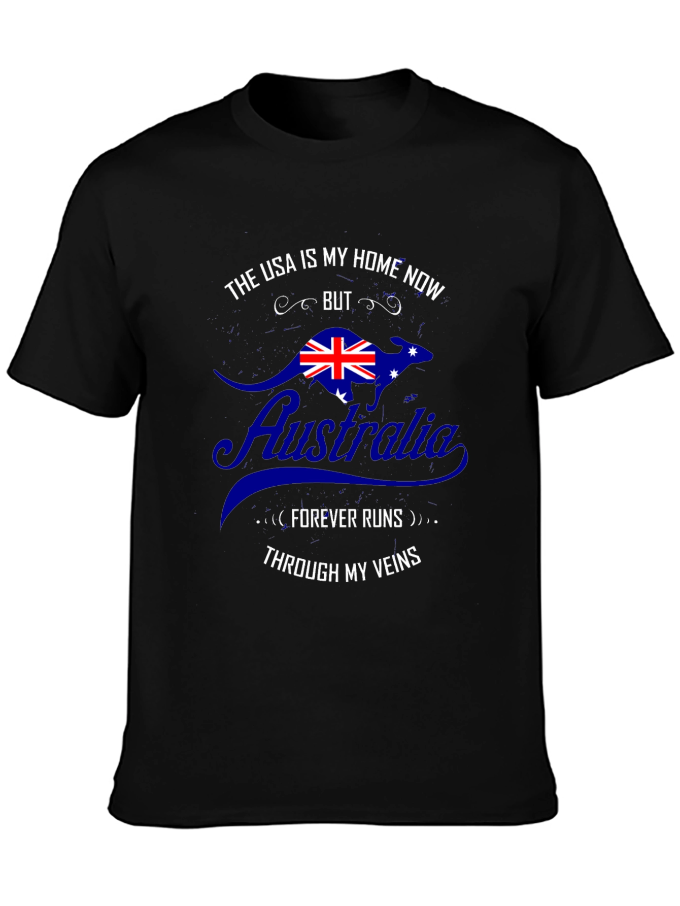 Australia Pride T-Shirt: USA Home Aussie Roots