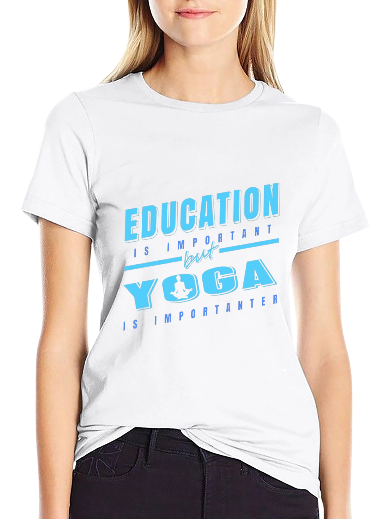 Yoga Lovers T-Shirt: Education vs Yoga Tee