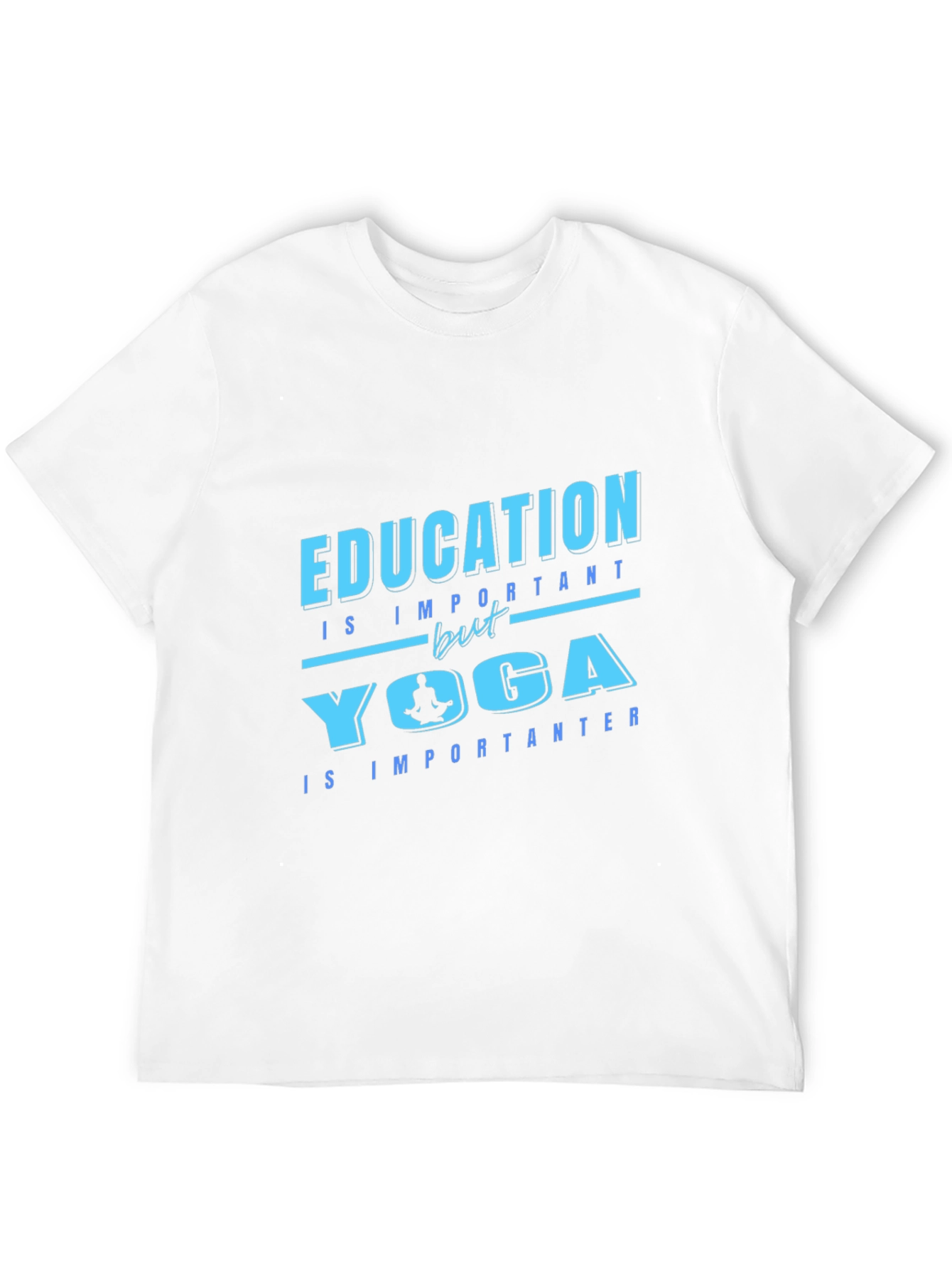 Yoga Lovers T-Shirt: Education vs Yoga Tee