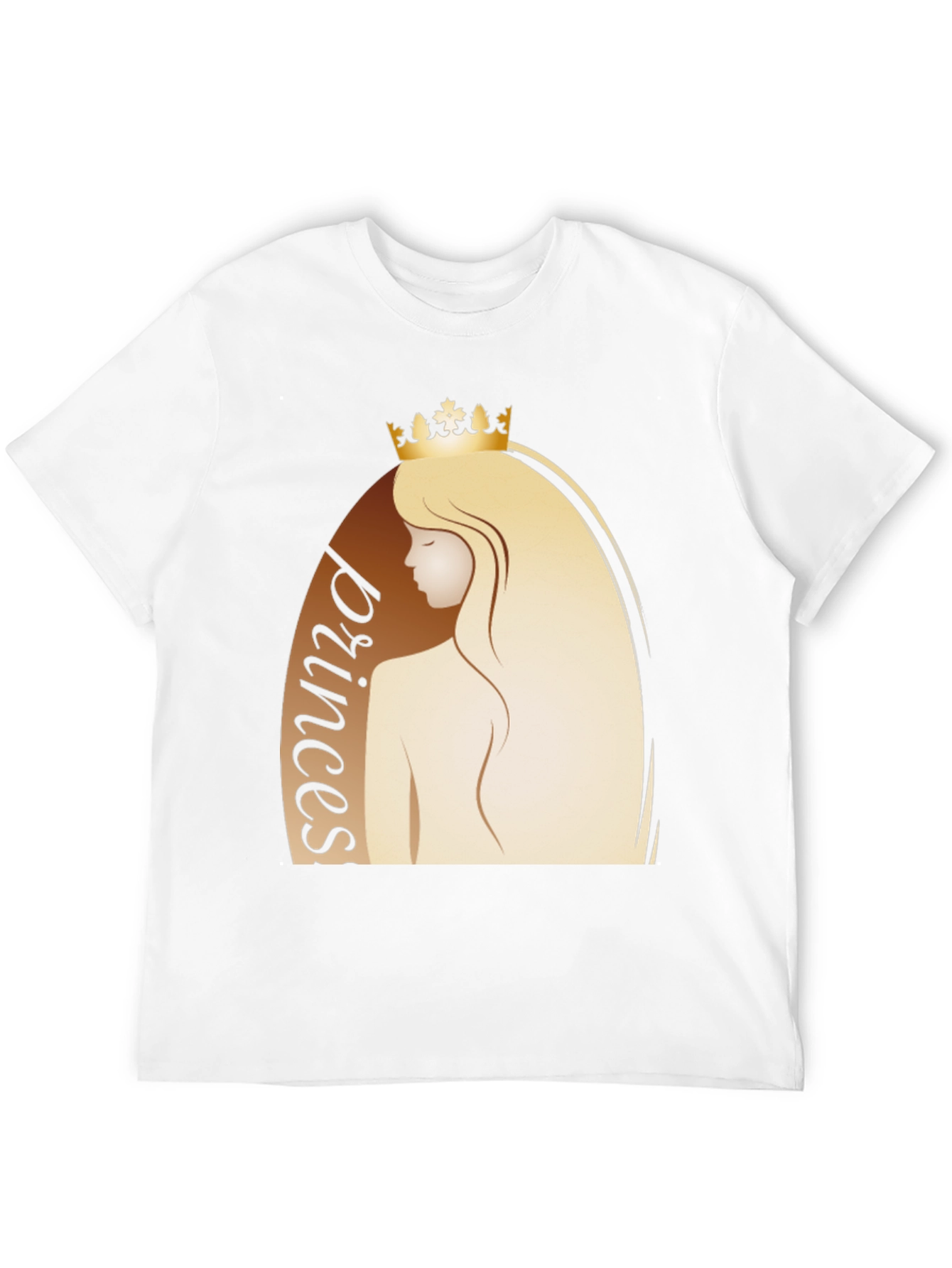 Princess Graphic Tee - Black Cotton T-Shirt