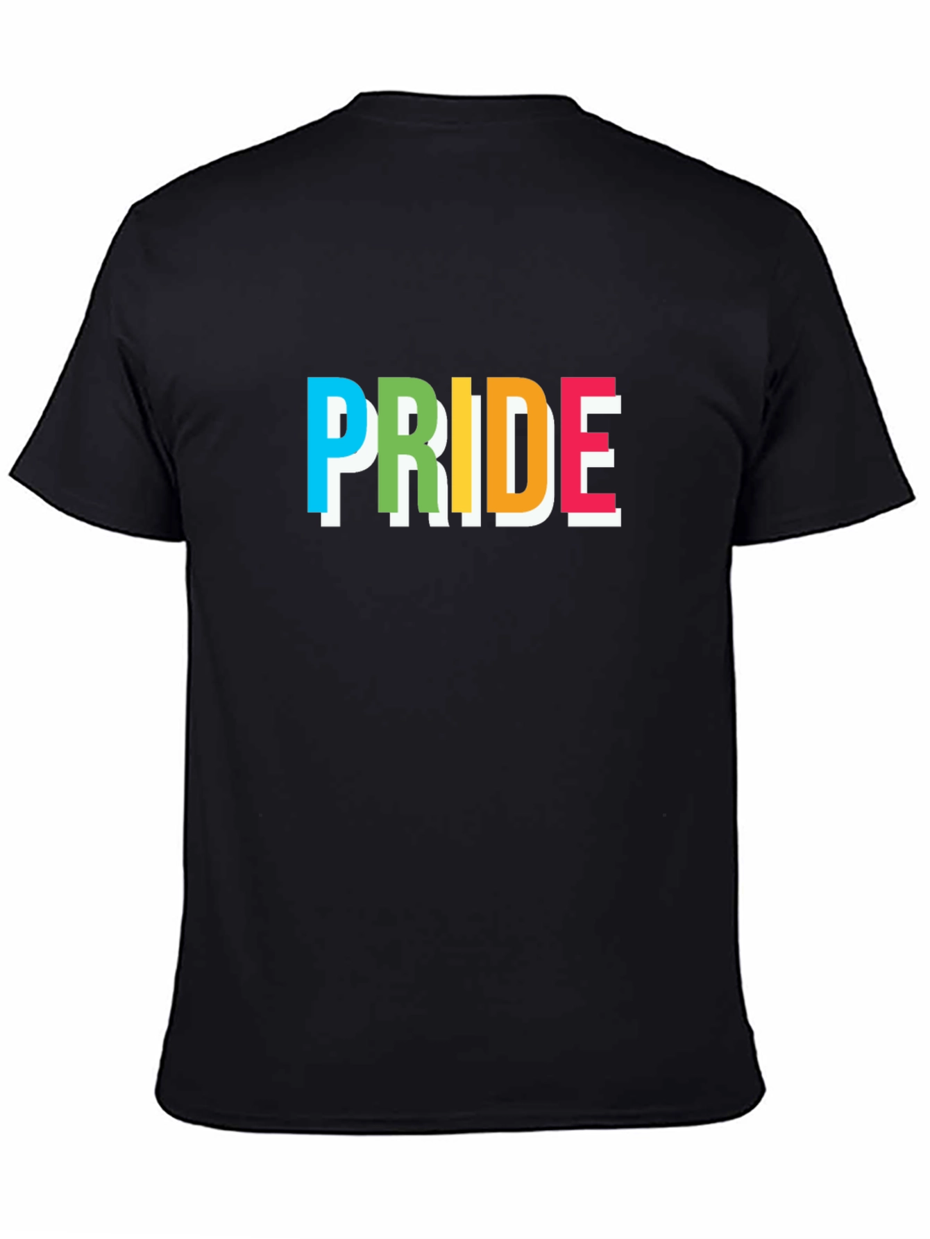 Pride Graphic Tee - Rainbow Lettering