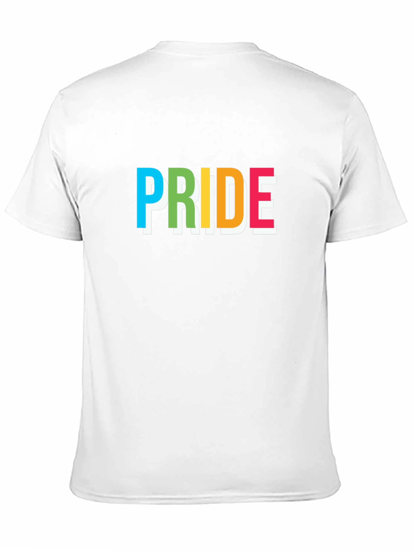 Pride Graphic Tee - Rainbow Lettering