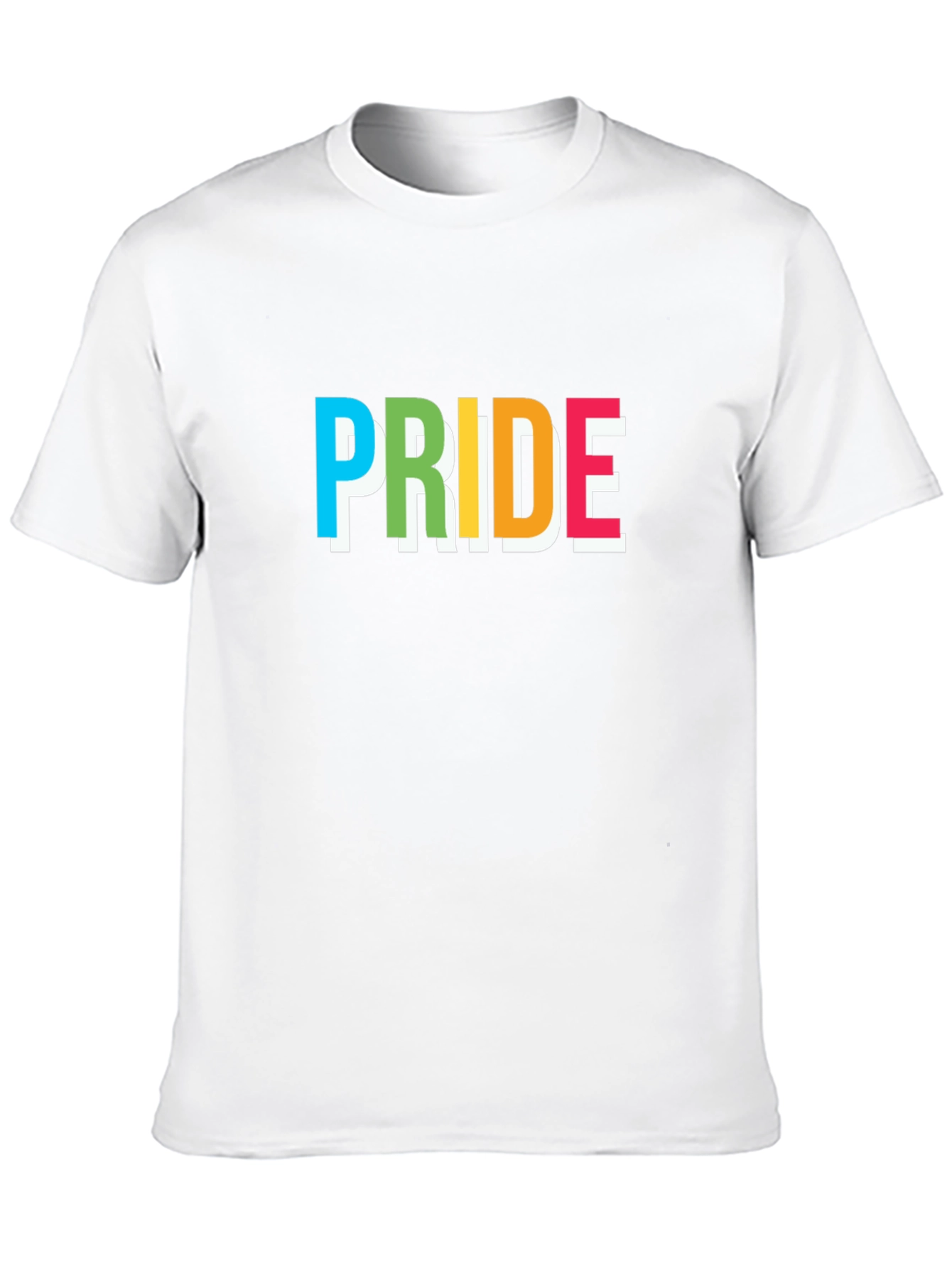 Pride Graphic Tee - Rainbow Lettering