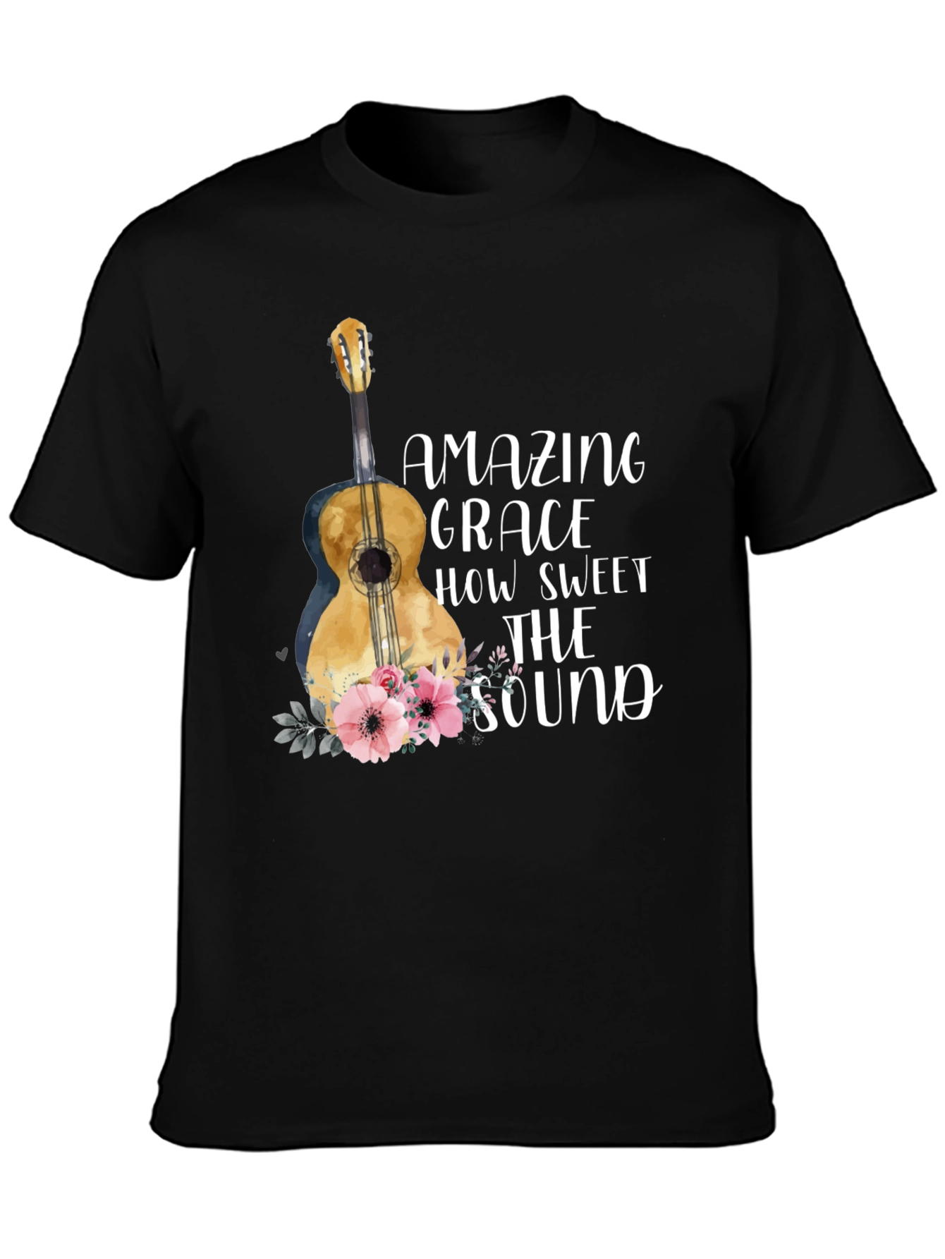 Amazing Grace Guitar Graphic Tee - Unisex