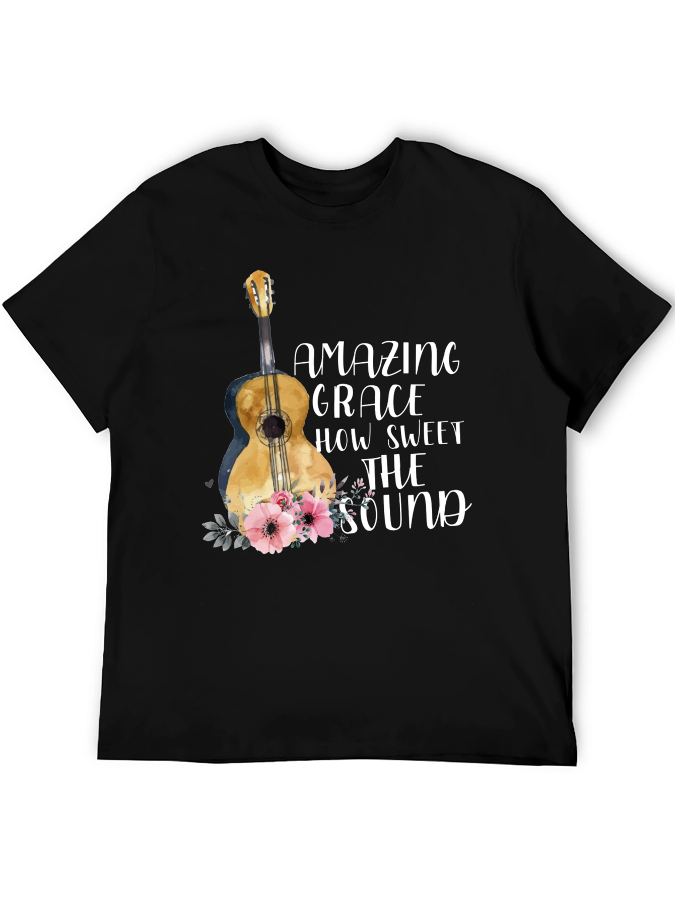 Amazing Grace Guitar Graphic Tee - Unisex