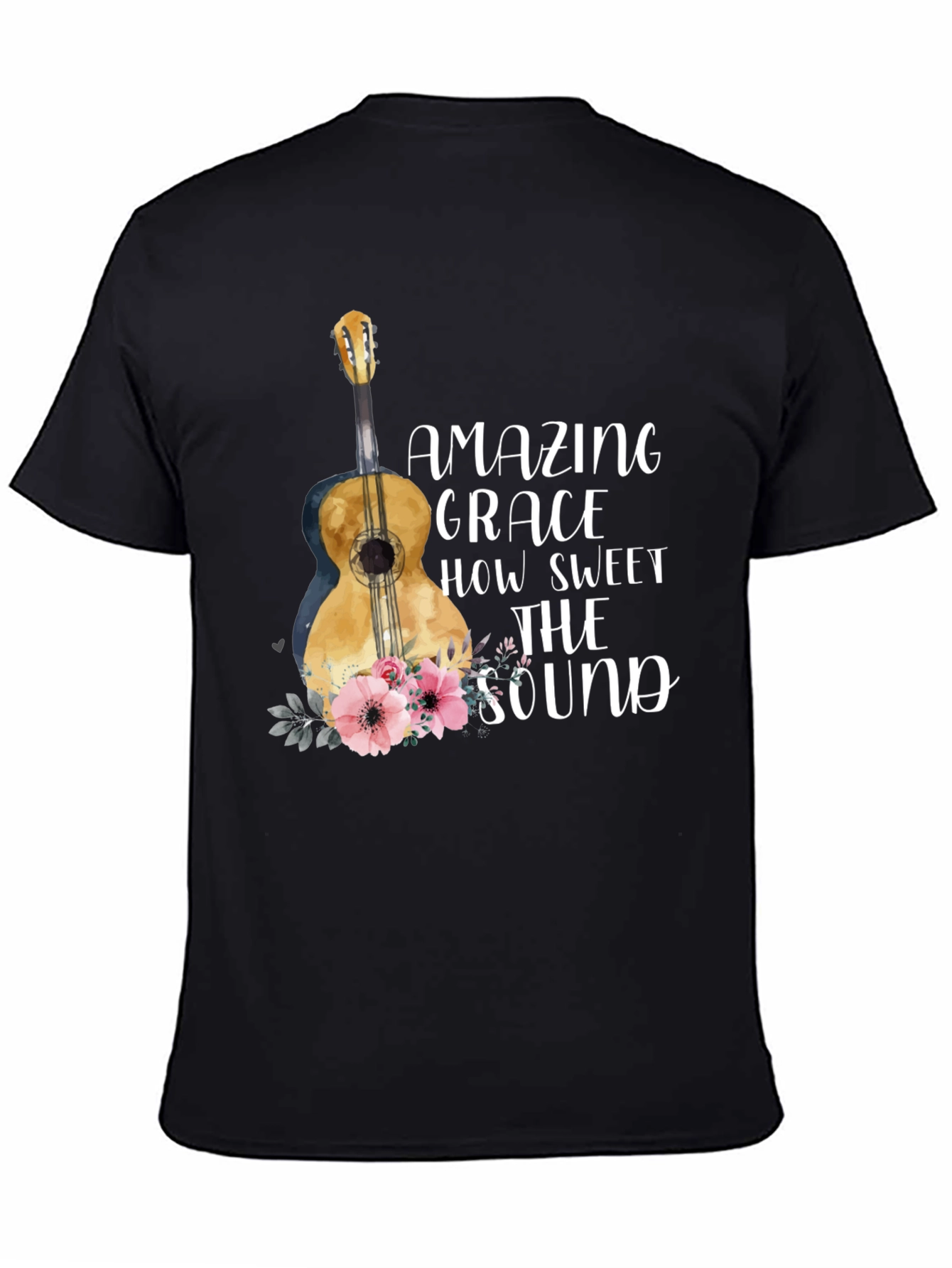 Amazing Grace Guitar Graphic Tee - Unisex