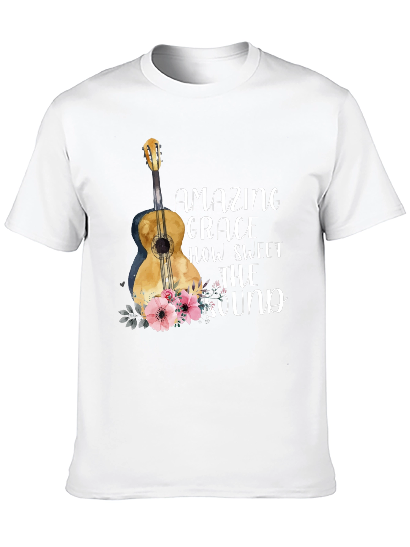 Amazing Grace Guitar Graphic Tee - Unisex