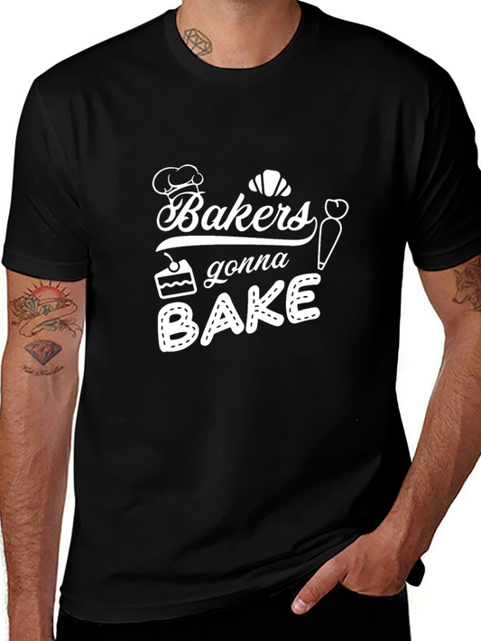 Bakers Gonna Bake Graphic Tee - Black