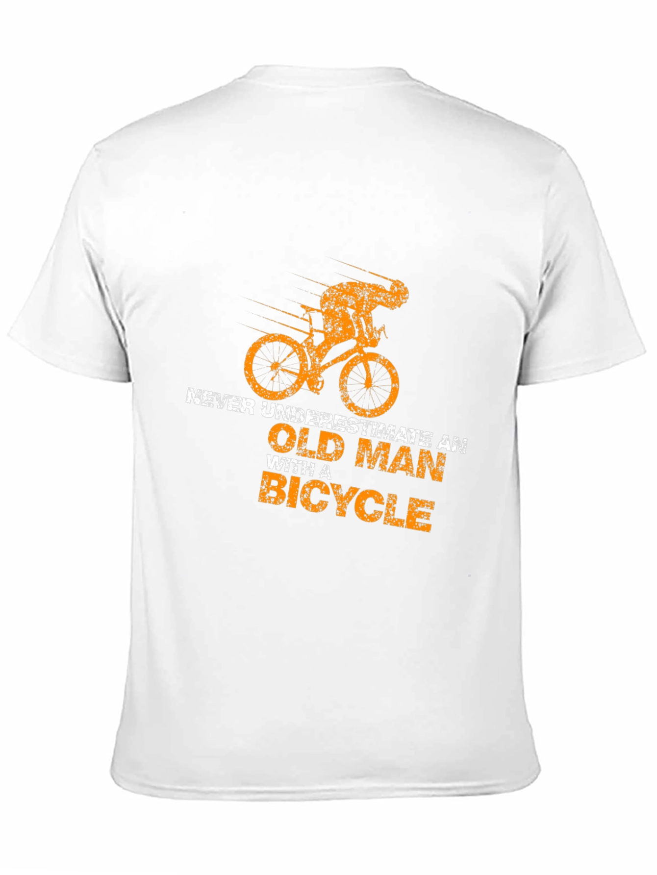 Old Man Bicycle T-Shirt - Funny Cycling Tee