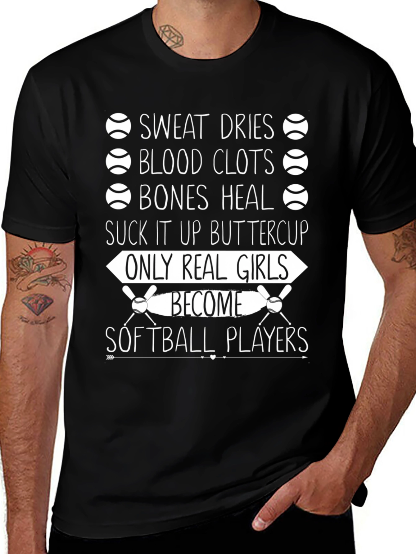 Softball Player T-Shirt