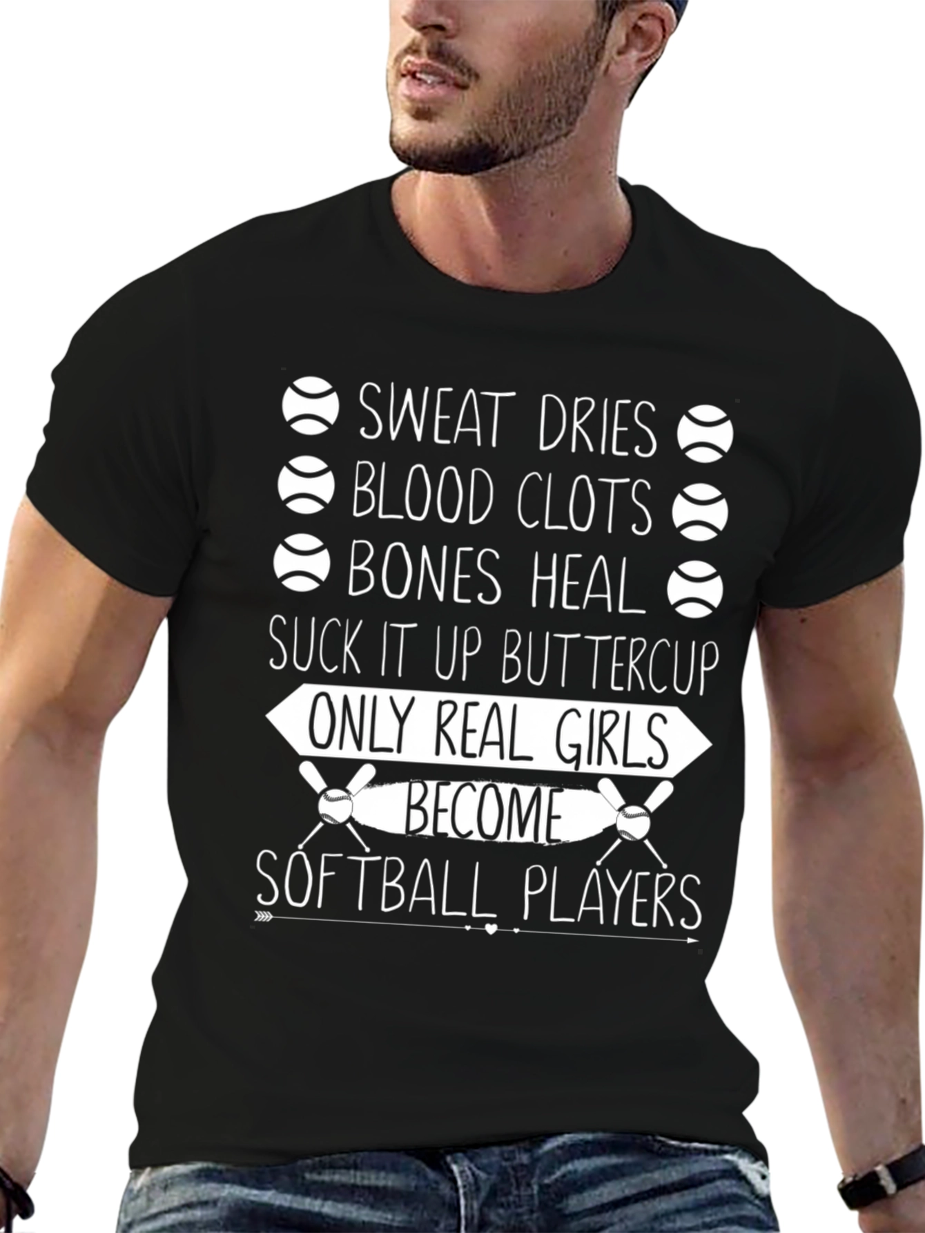 Softball Player T-Shirt