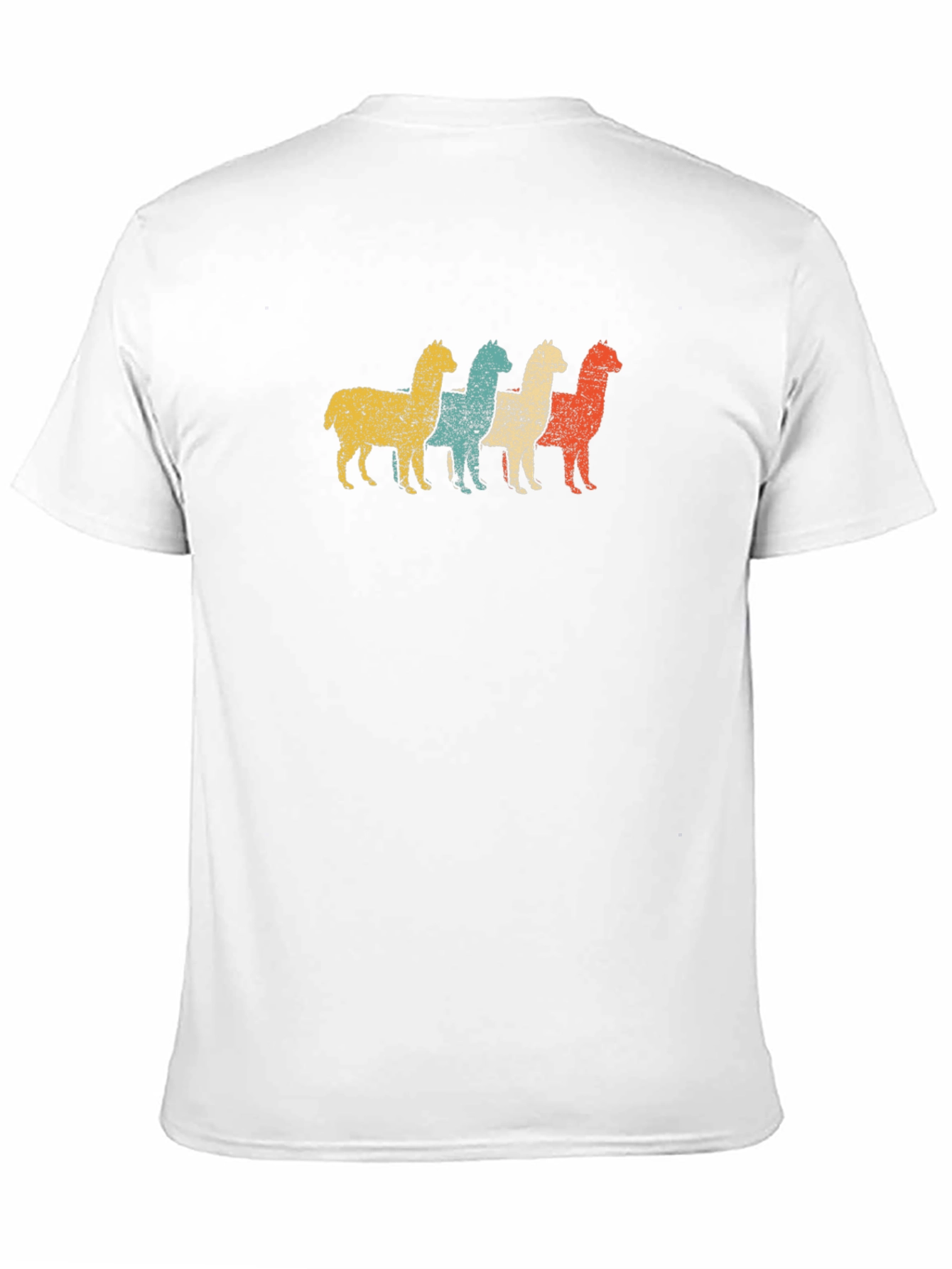 Retro Alpaca T-Shirt - Distressed Graphic Tee