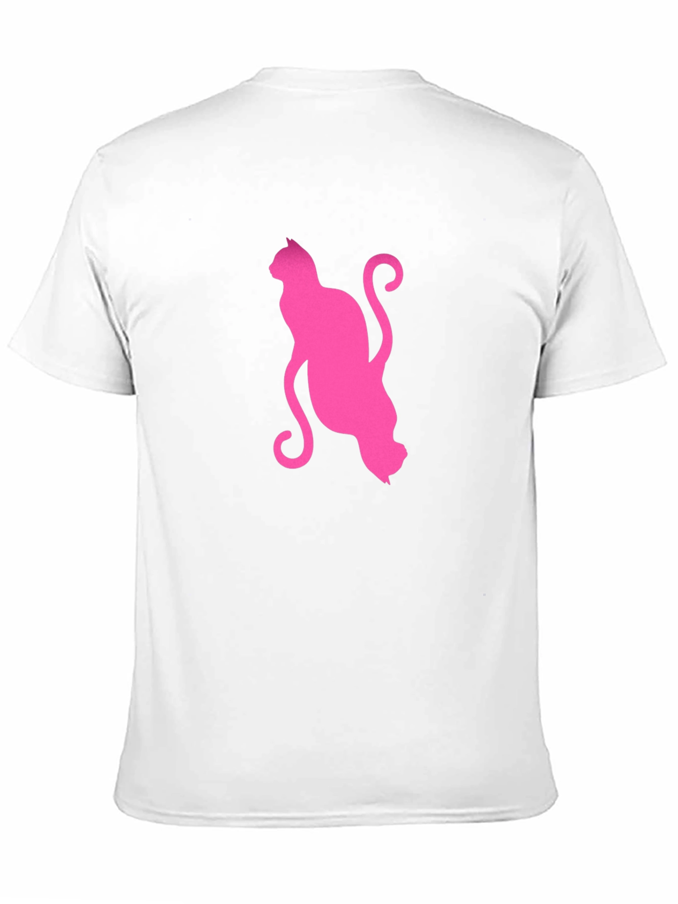 Pink Cat Graphic T-Shirt