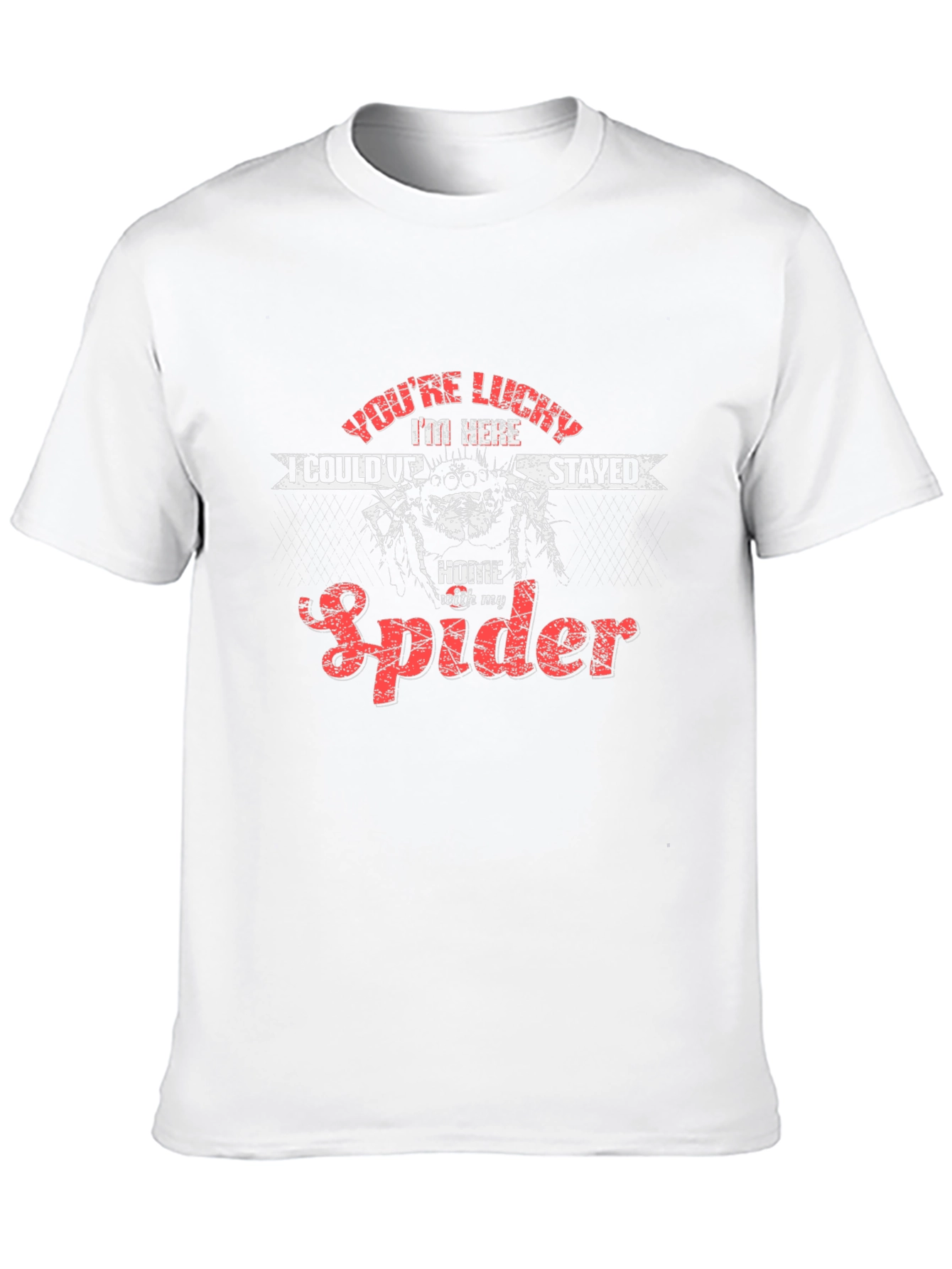 Lucky Spider Graphic T-Shirt - Soft Cotton Tee