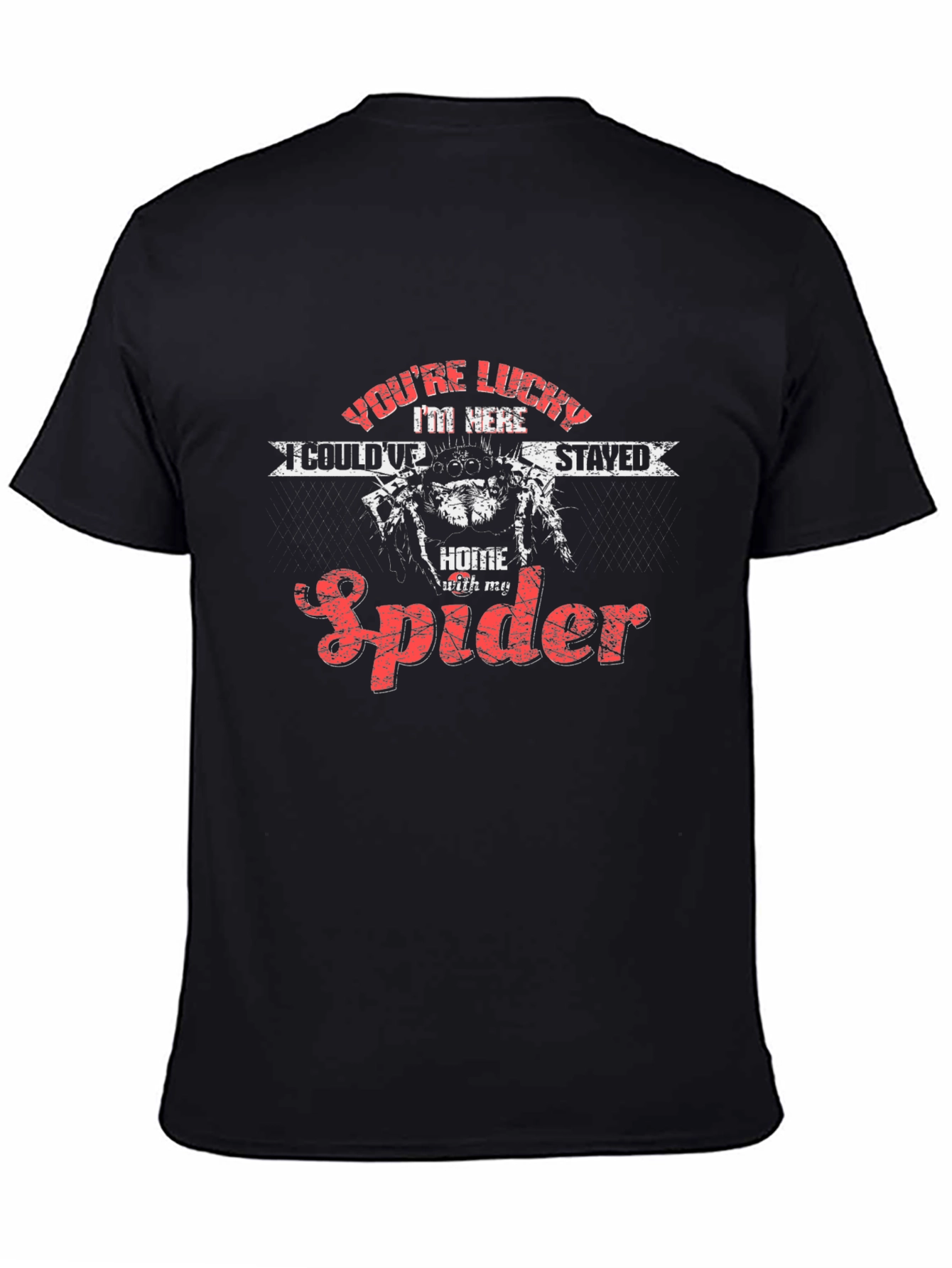 Lucky Spider Graphic T-Shirt - Soft Cotton Tee