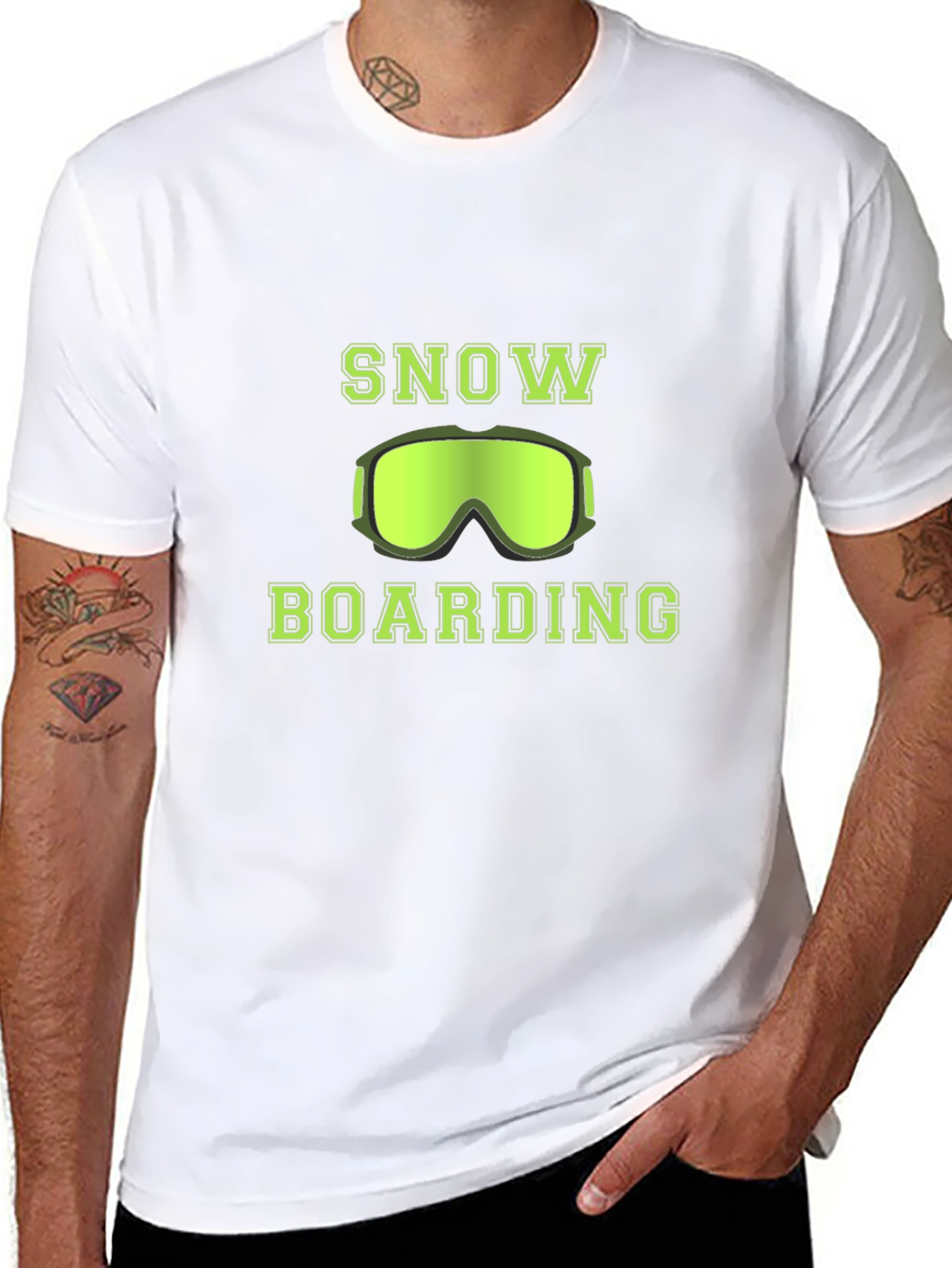 Snowboarding Goggles Graphic Tee